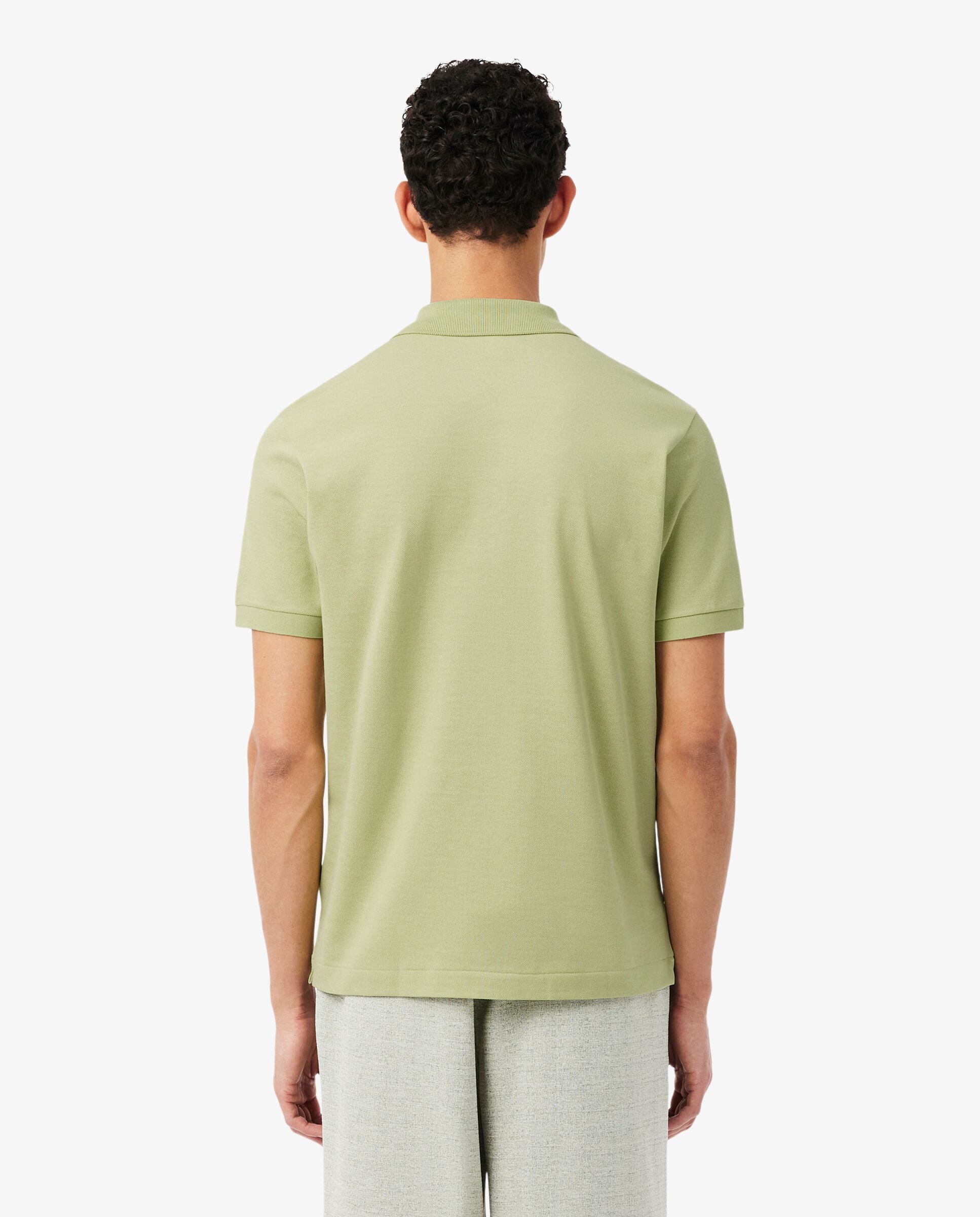 Polo de hombre original de corte clásico de manga corta - Lacoste - Hierba Hierba-2