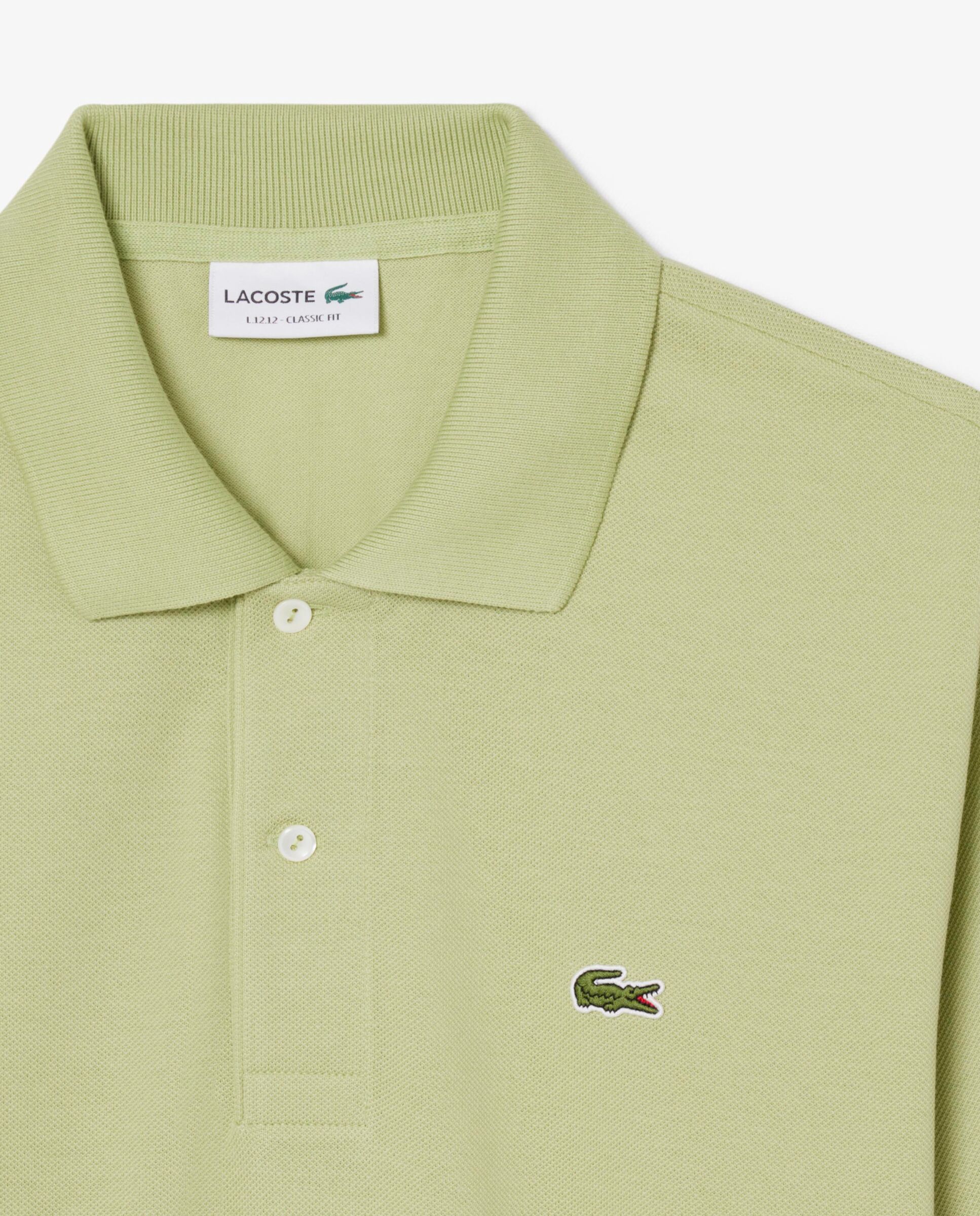 Polo de hombre original de corte clásico de manga corta - Lacoste - Hierba Hierba-5
