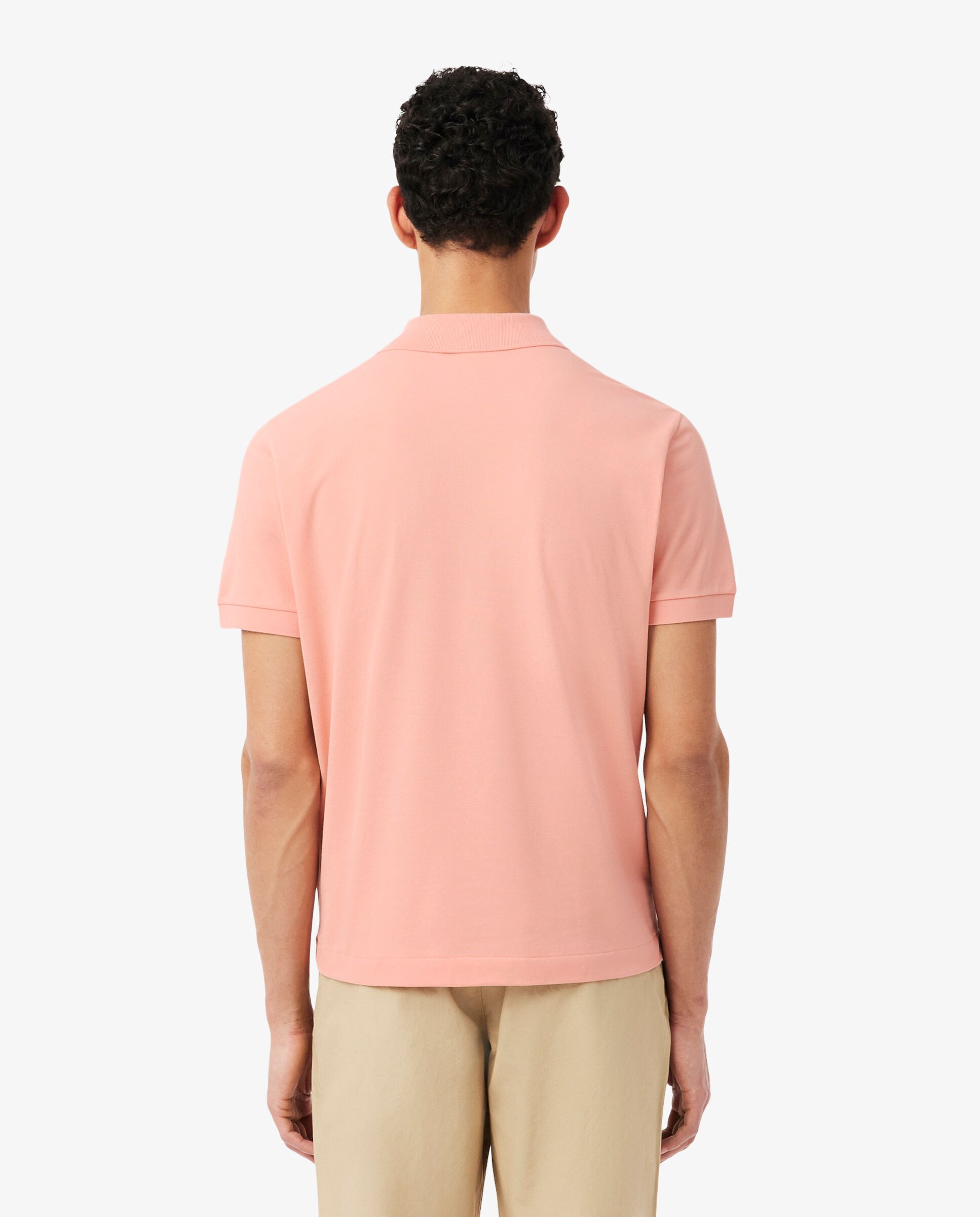 Polo de hombre de corte clásico de manga corta - Lacoste - Verde claro Rosa-2