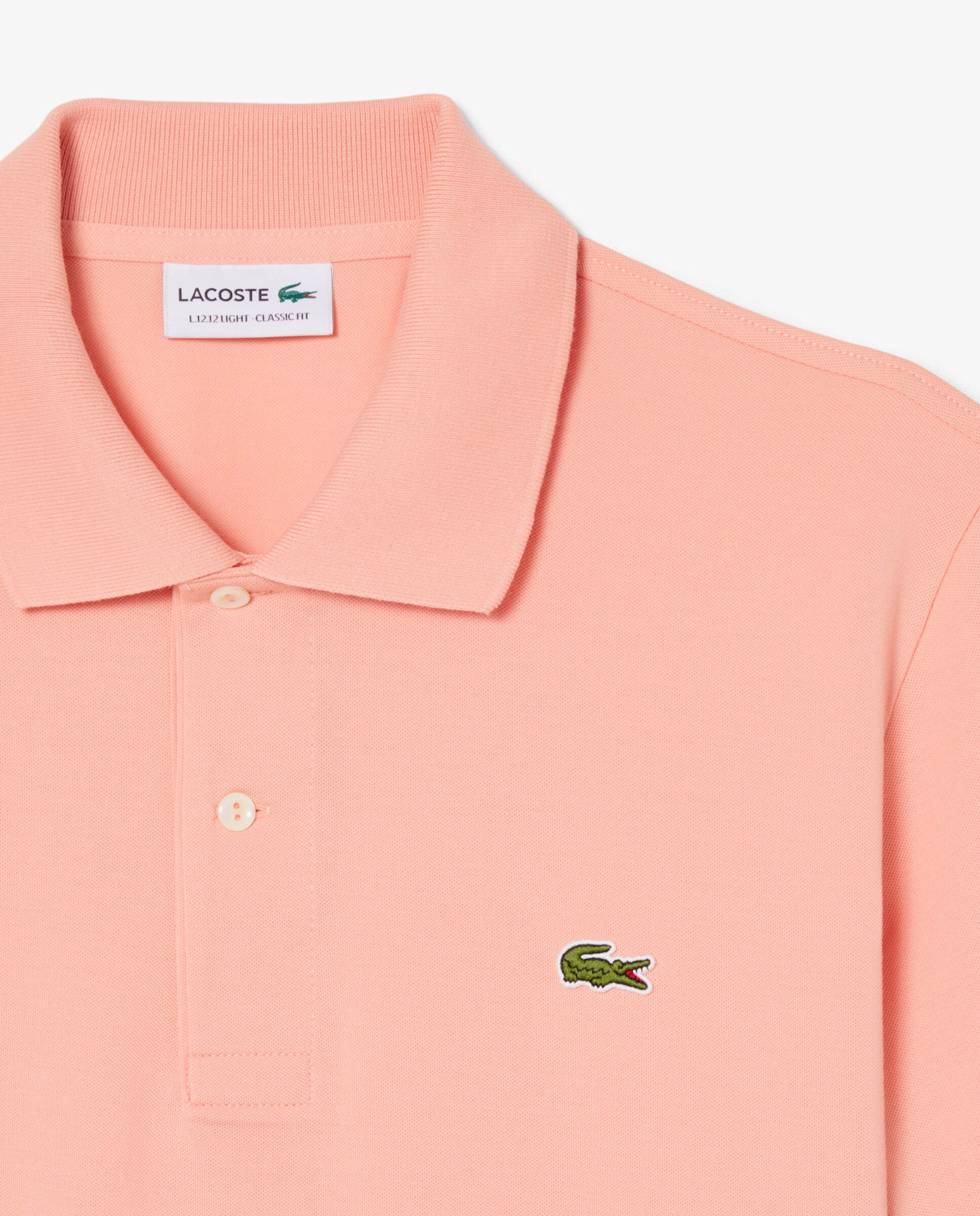 Polo de hombre de corte clásico de manga corta - Lacoste - Verde claro Rosa-5