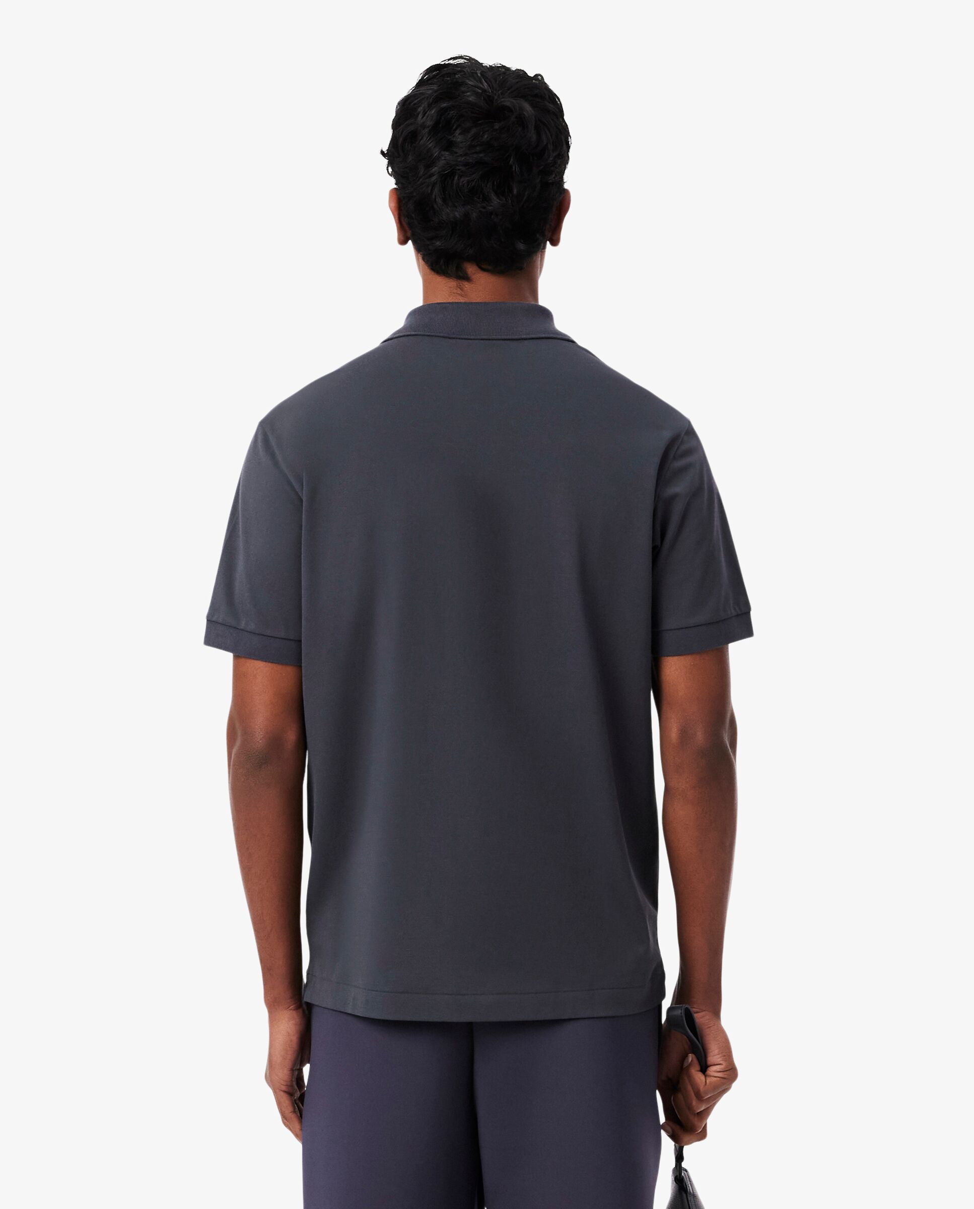 Polo de hombre de corte clásico de manga corta - Lacoste - Gris oscuro Gris oscuro-2