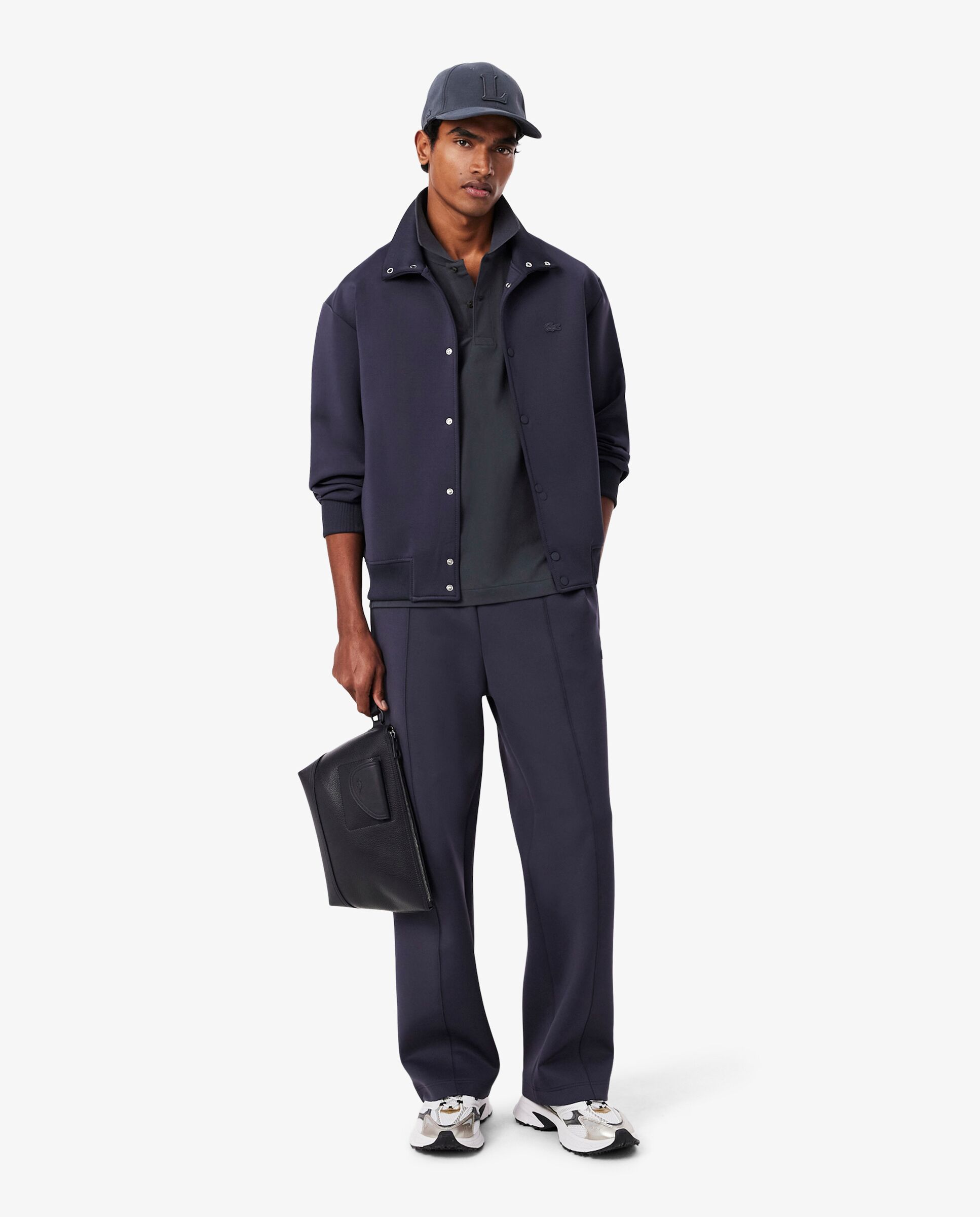 Polo de hombre de corte clásico de manga corta - Lacoste - Gris oscuro Gris oscuro-4