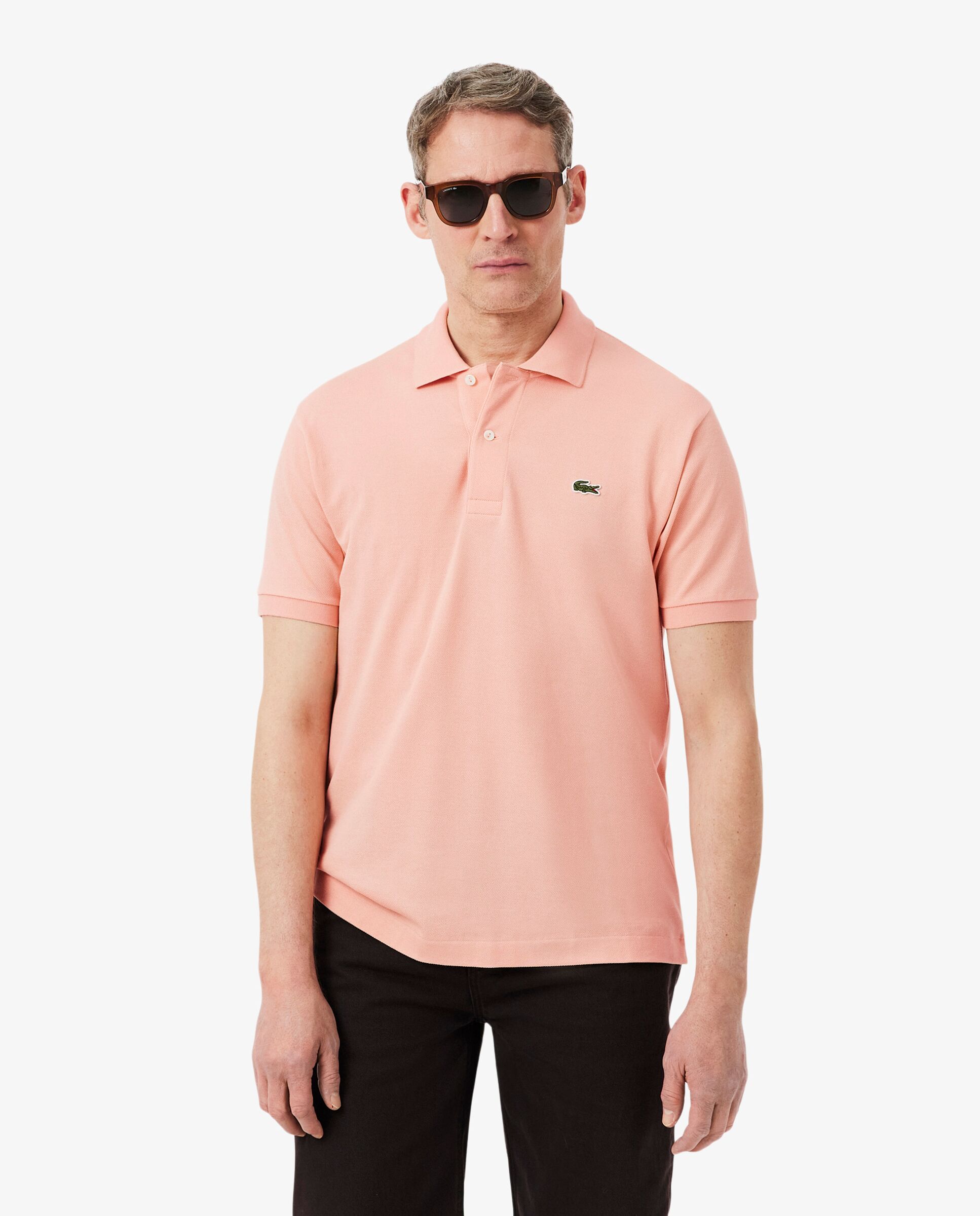 Imagen 0 de Polo de hombre original de corte clásico de manga corta Rosa pastel