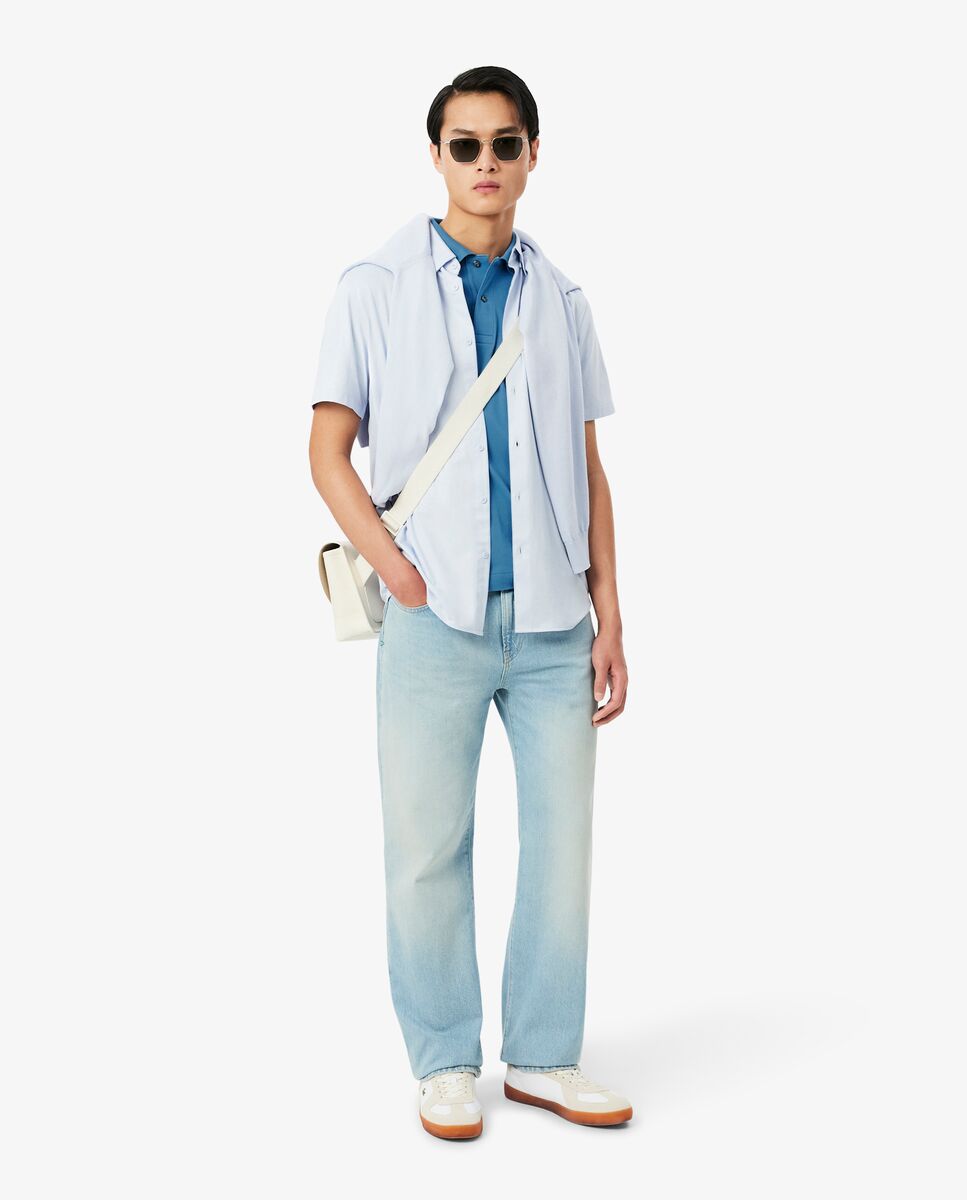 Polo de hombre de corte clásico LIGHT de manga corta - Lacoste - Azul Océano Azul Océano-4