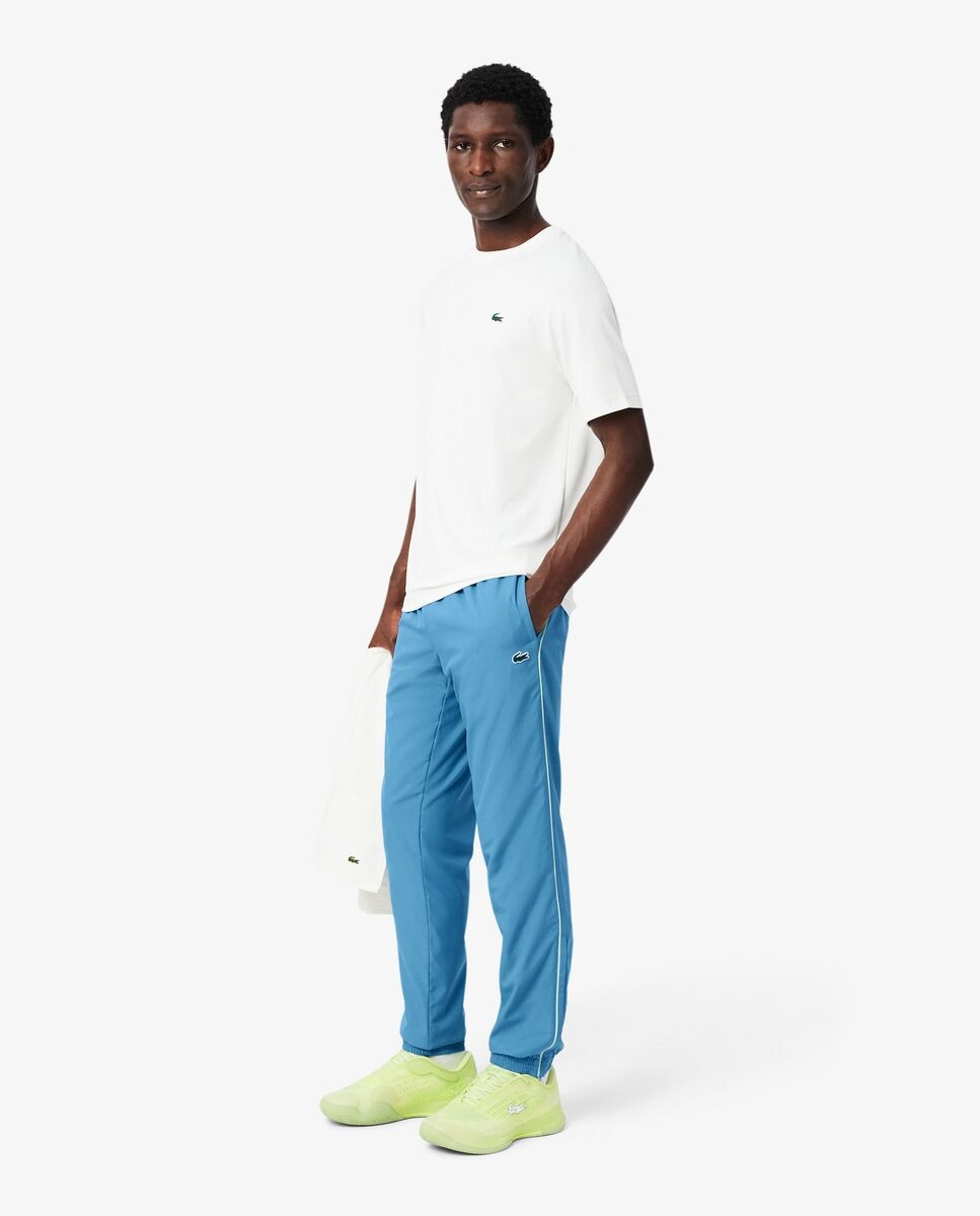Lacoste - Pantalón de hombre de chándal con ribete en contraste.