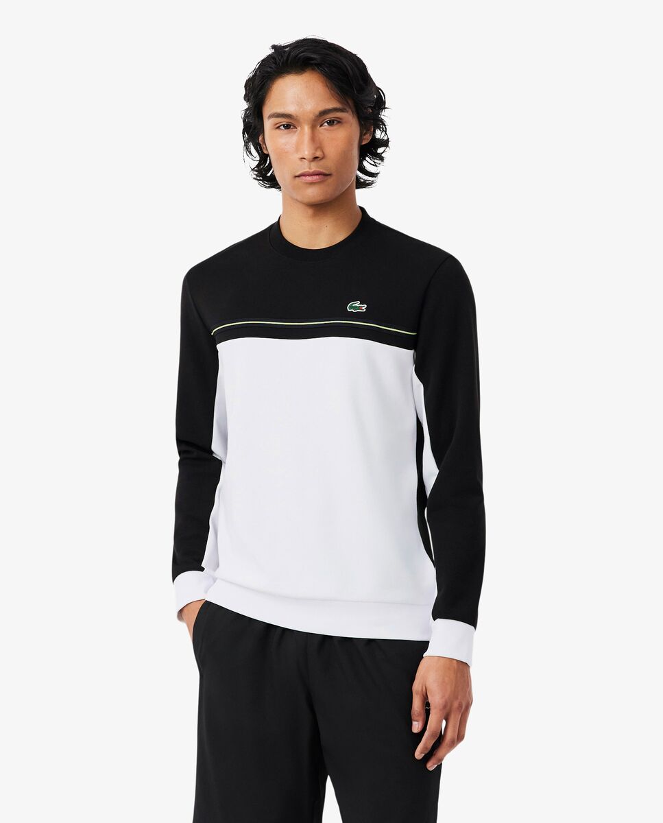 Lacoste - Sudadera de hombre con bloques de color.
