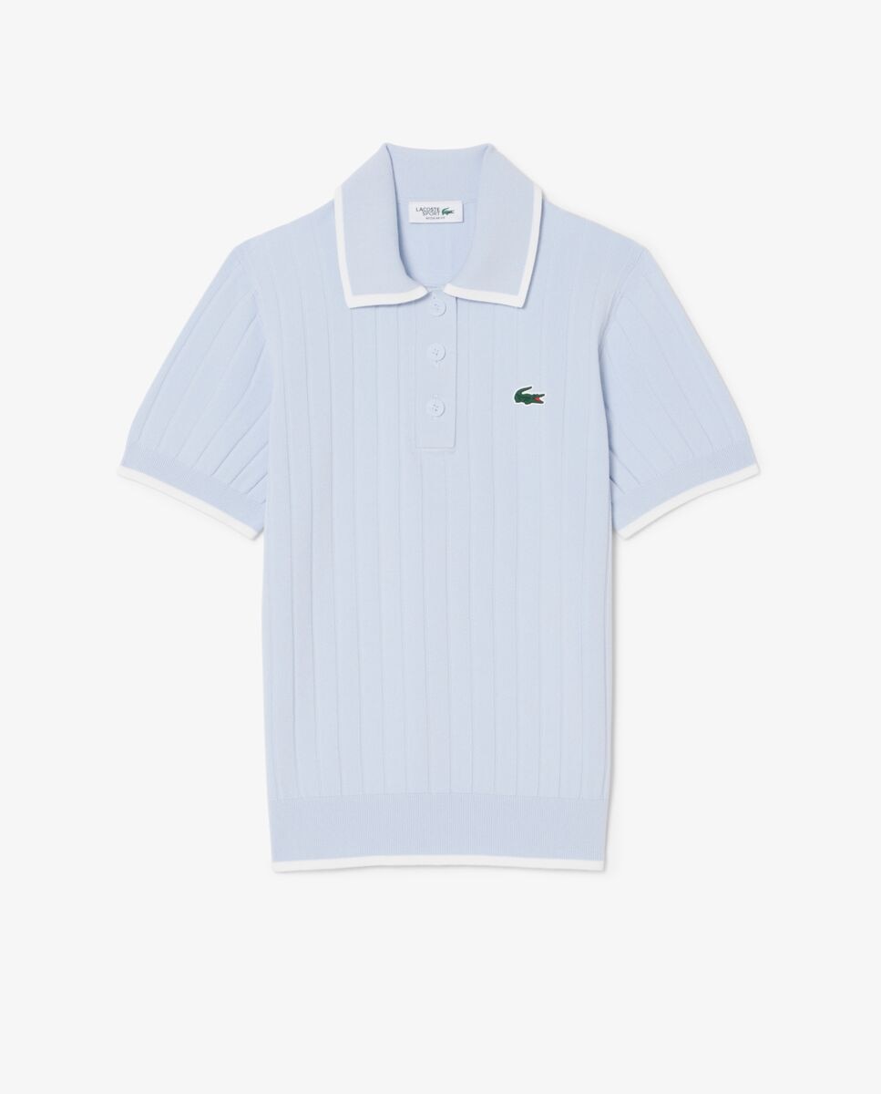 Lacoste - Jersey de golf de manga corta con cuello Polo de mujer.