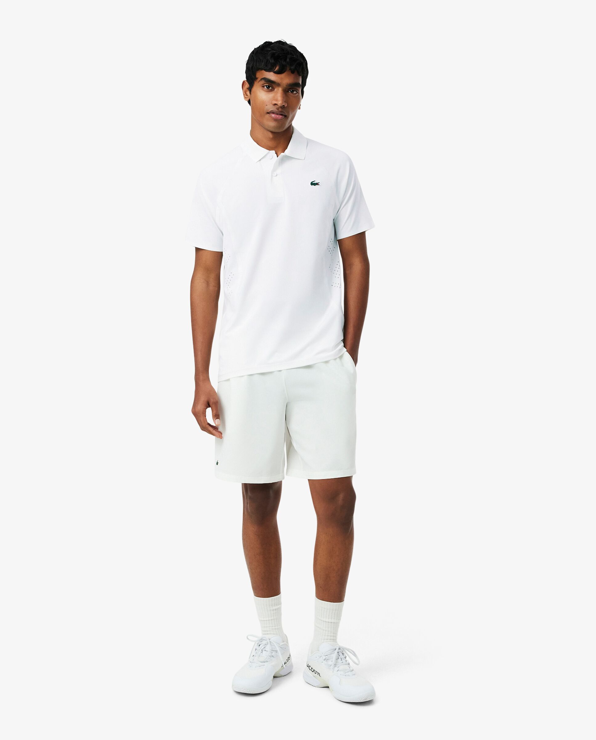 Polo de hombre profesional de manga corta - Lacoste - Blanco Blanco-4