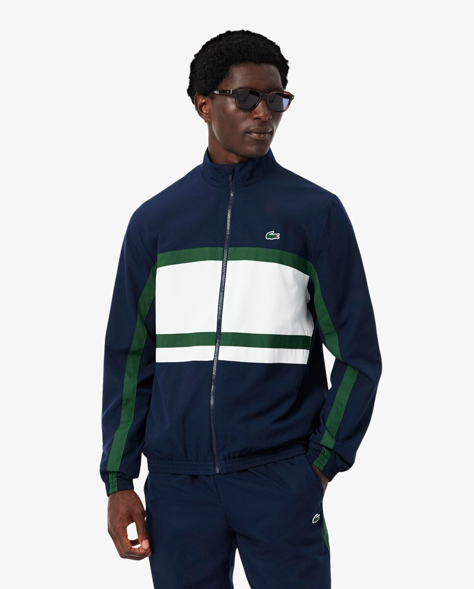 Chándal de hombre deportivo estampado en azul - Lacoste - Azul marino Azul marino-3