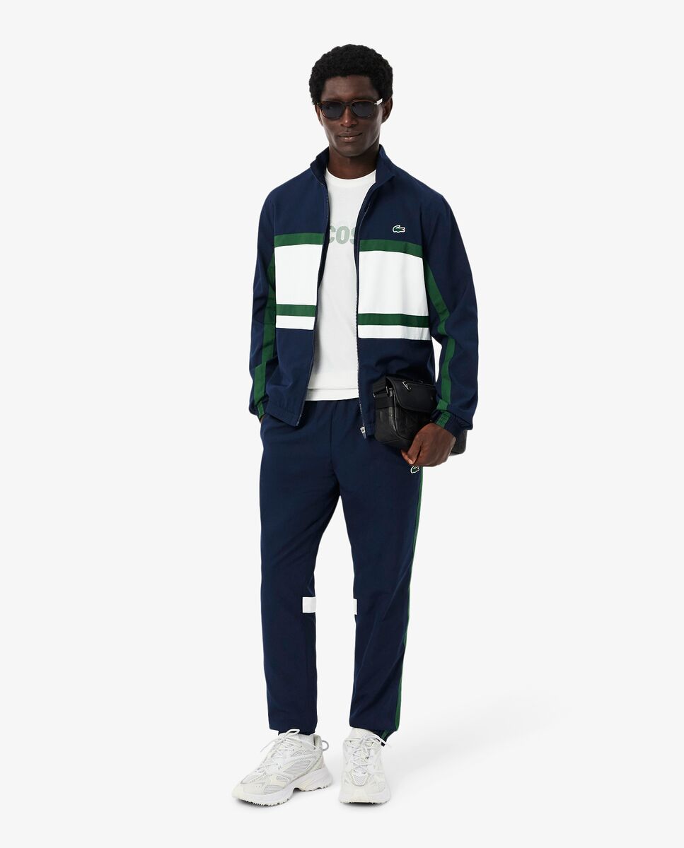 Chándal de hombre deportivo estampado en azul - Lacoste - Azul marino Azul marino-4