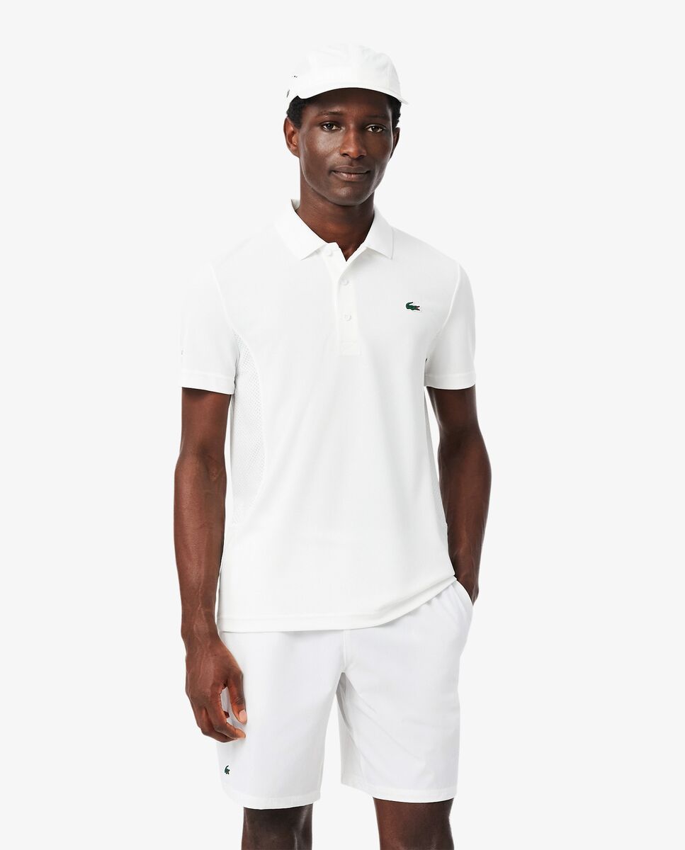 Pantalones cortos de tenis ultra secos Lacoste x Novak Djokovic - Blanco Blanco-4