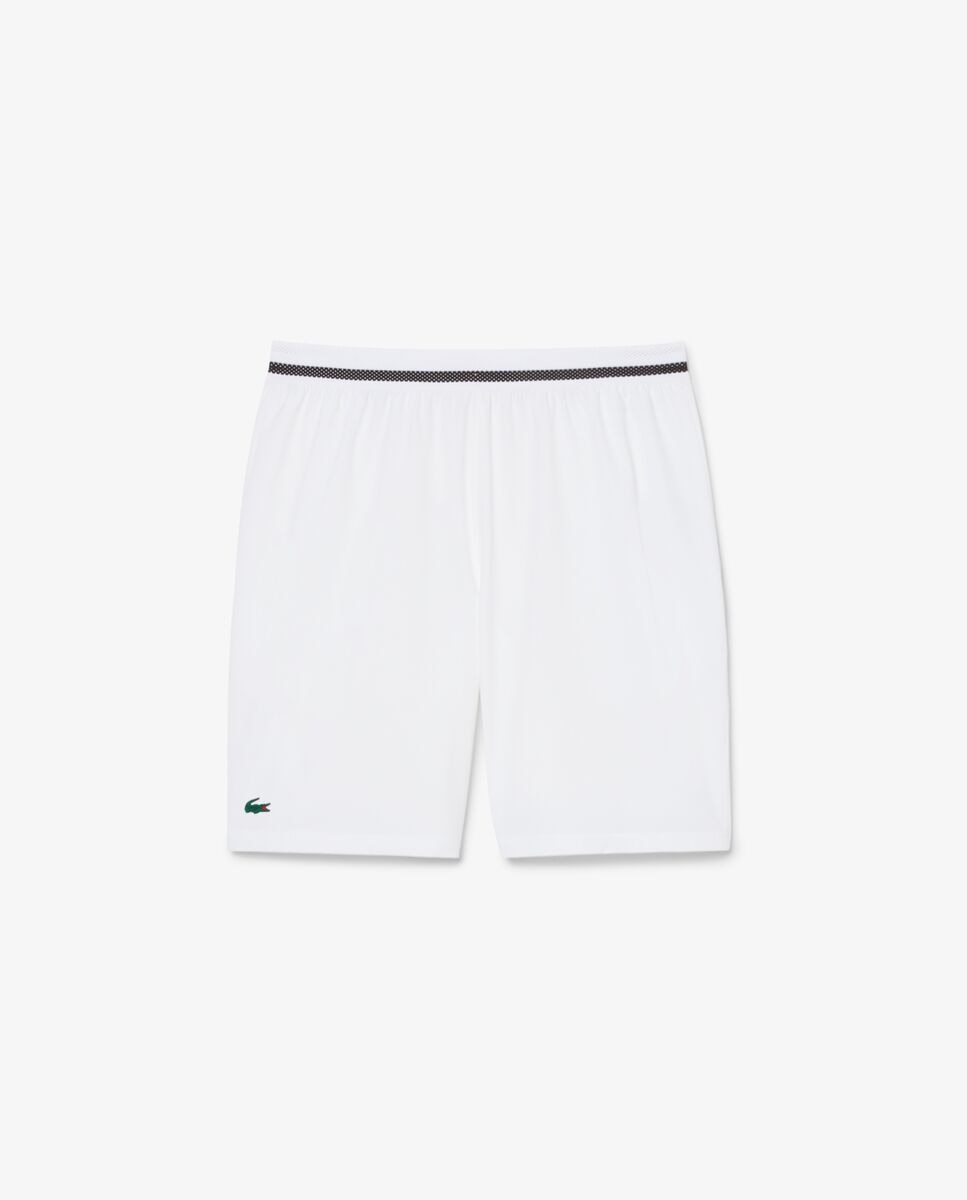 Pantalones cortos de tenis ultra secos Lacoste x Novak Djokovic - Blanco Blanco-5