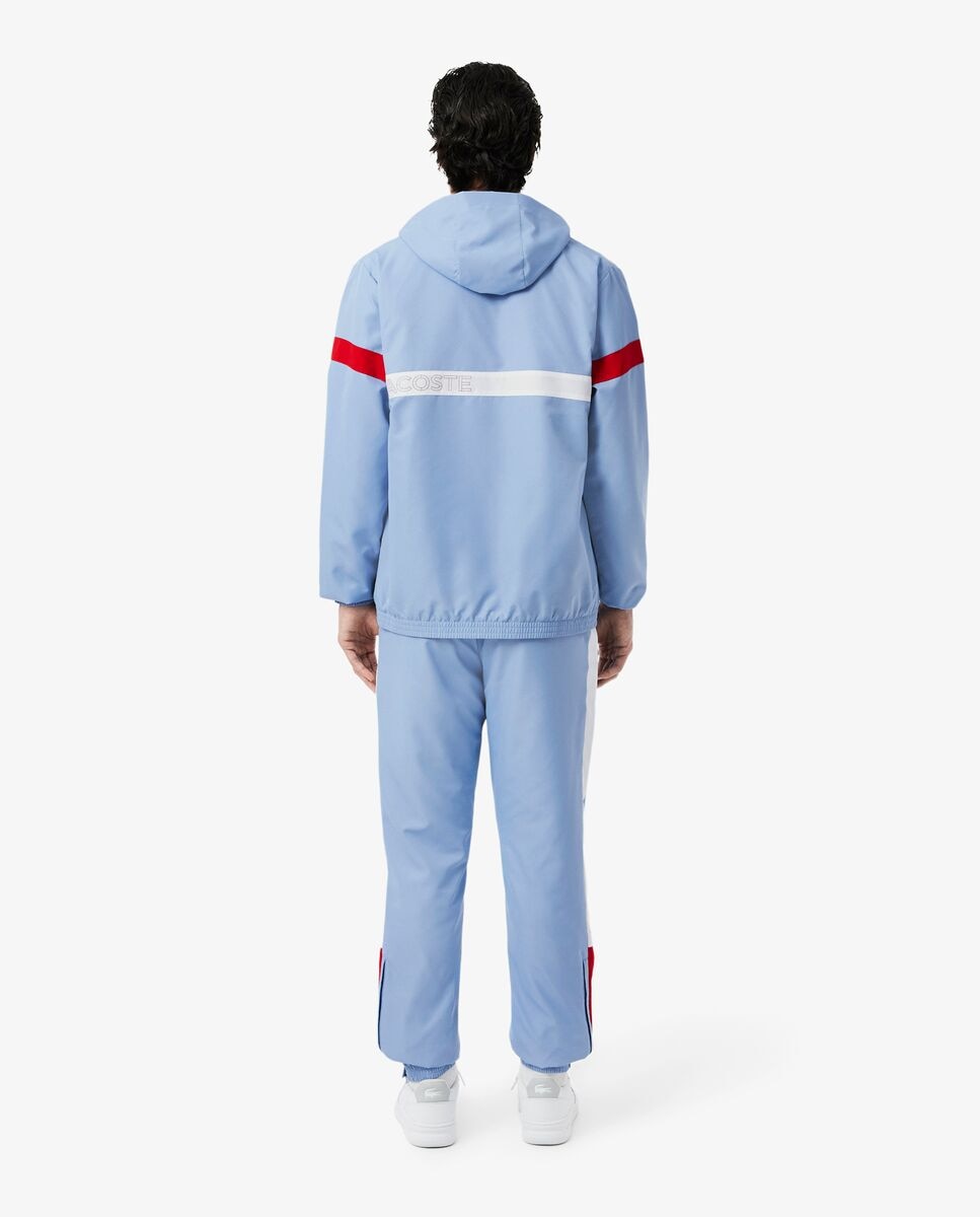 Chándal de hombre deportivo en bloques de color en blanco - Lacoste - Azul claro Azul claro-2