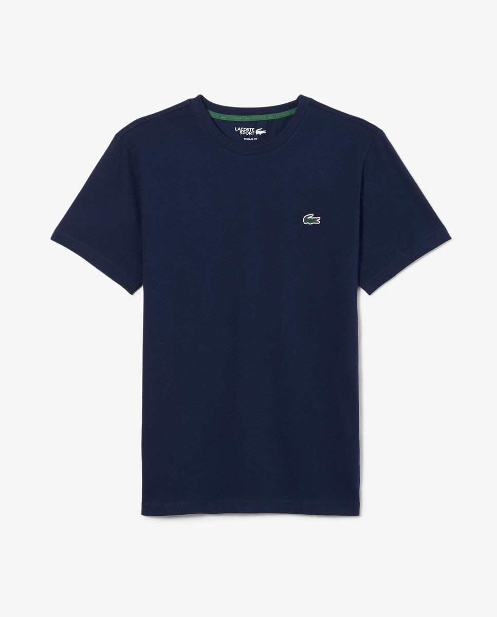 Lacoste - Camiseta de hombre deportiva gráfica con cocodrilo Ultra-Dry de manga corta.
