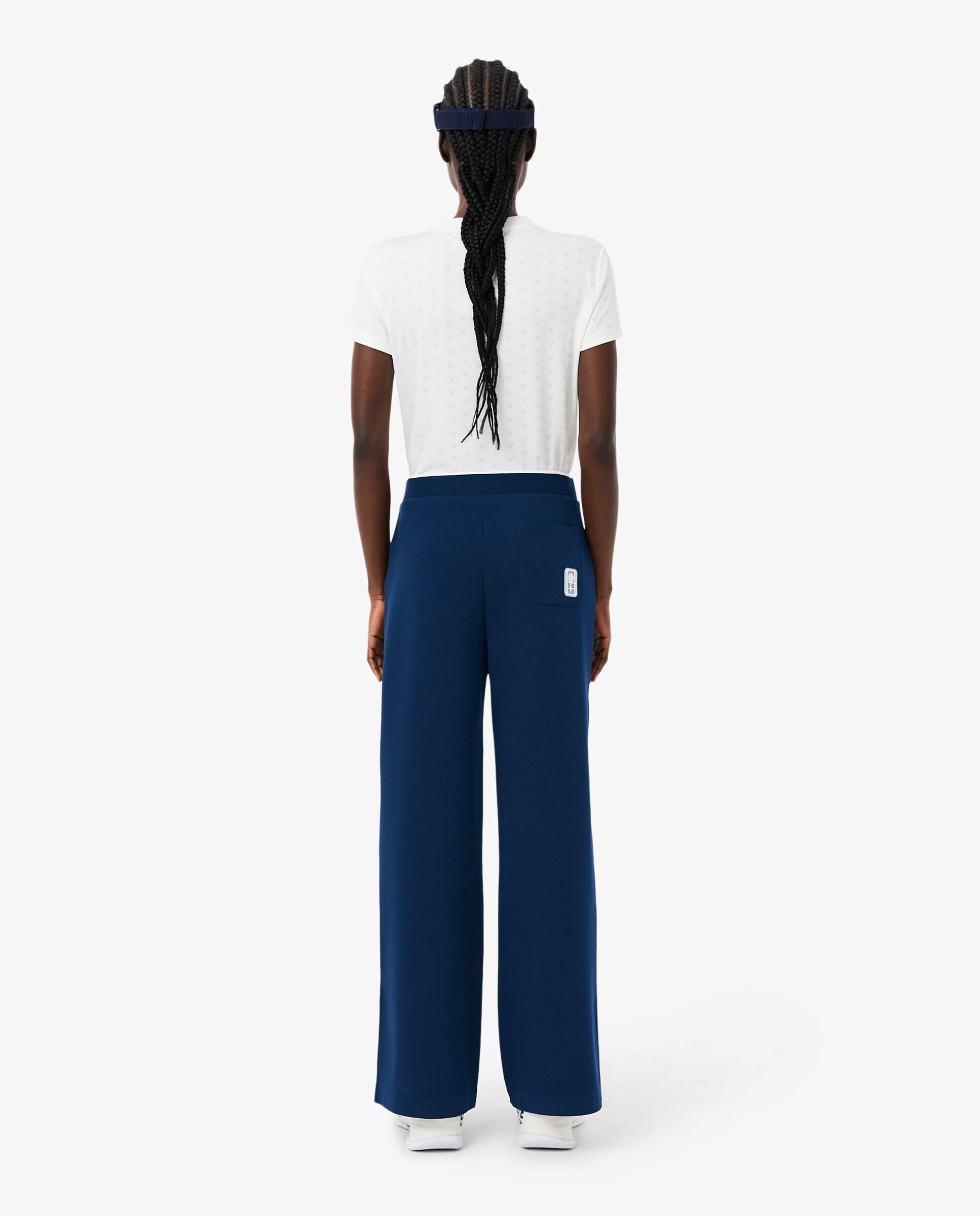 Pantalón de mujer de chándal de tenis heritage en azul - Lacoste - Azul marino Azul marino-2