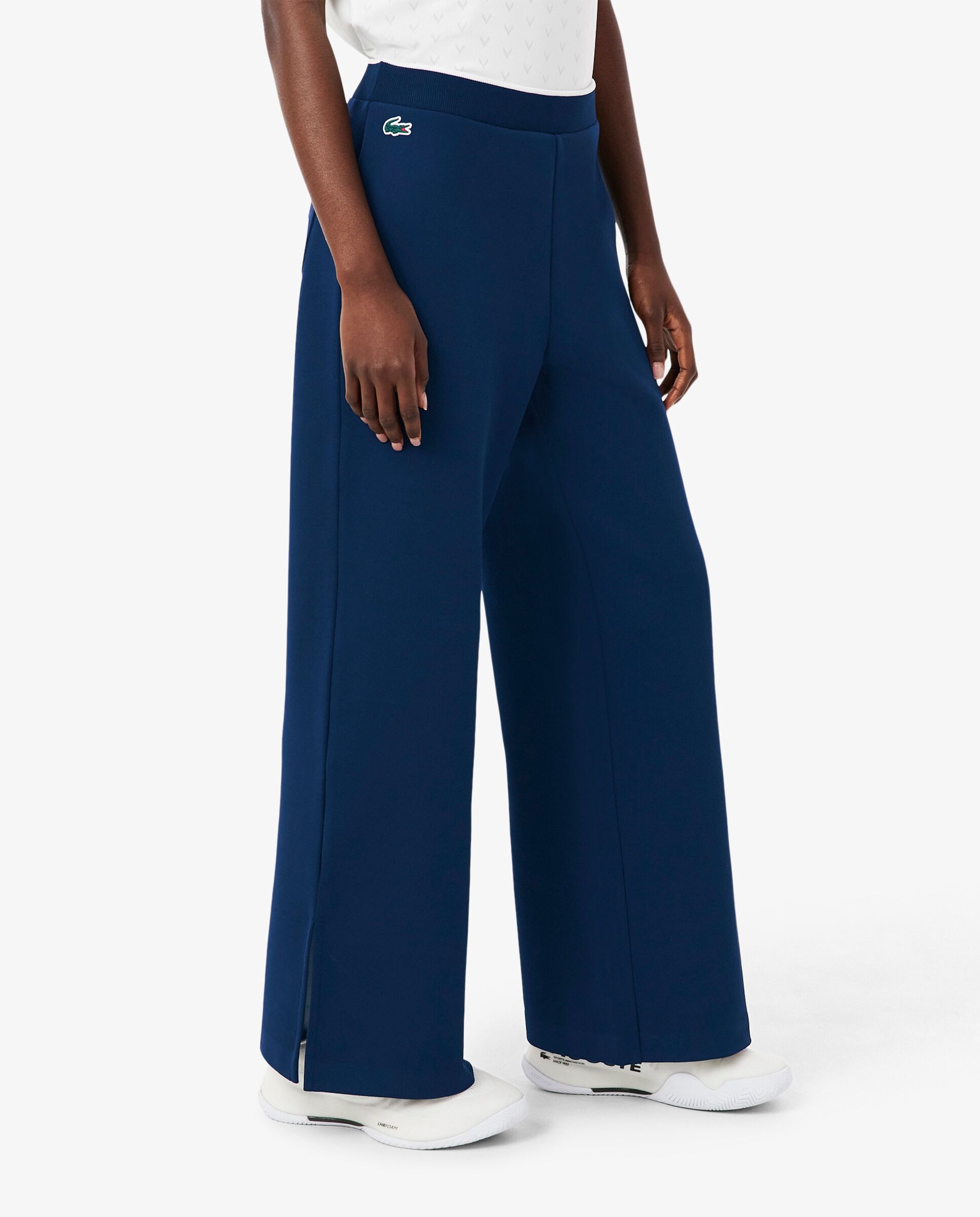 Pantalón de mujer de chándal de tenis heritage en azul - Lacoste - Azul marino Azul marino-3