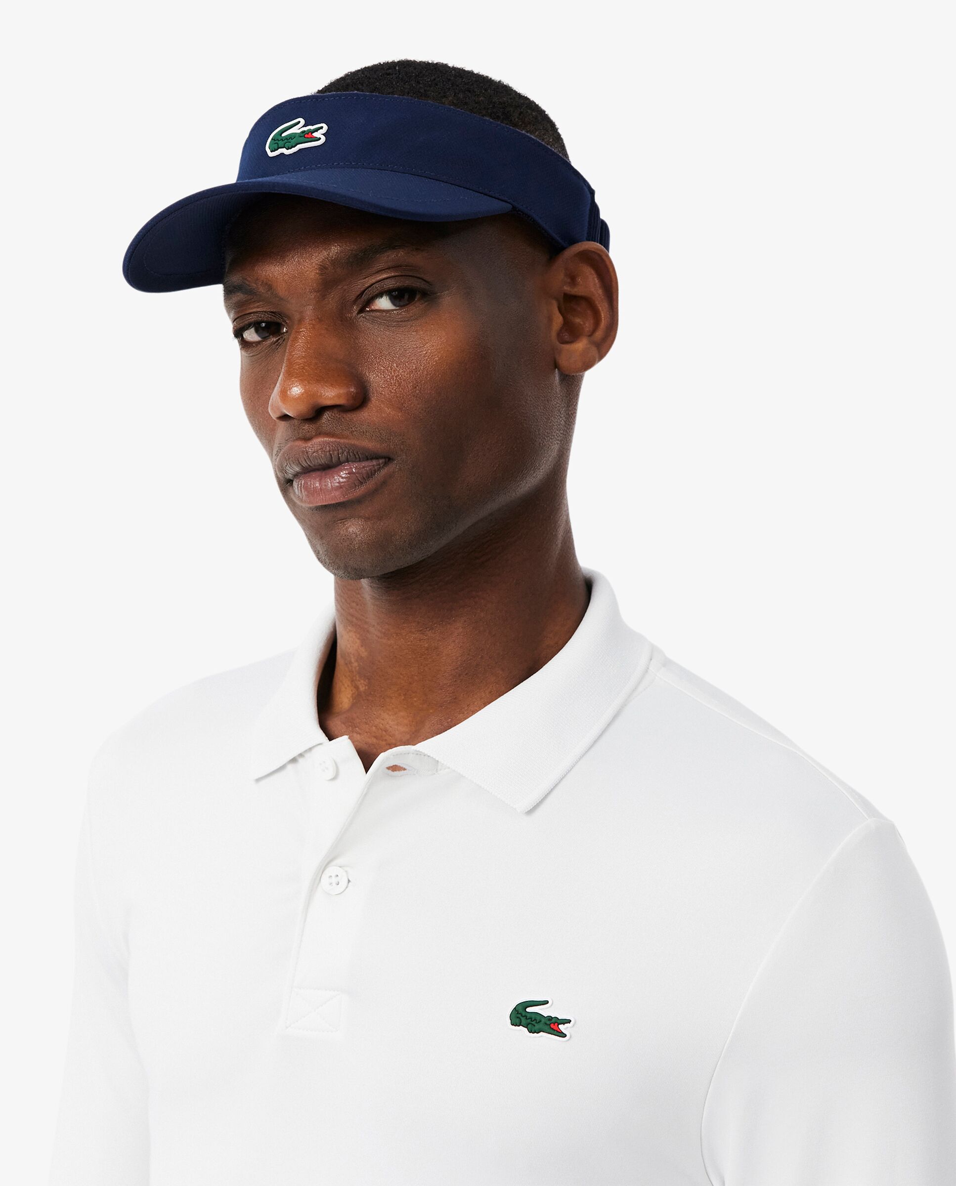 Polo de golf de manga larga y corte regular de hombre Ultra Dry Lacoste - Blanco Blanco-3