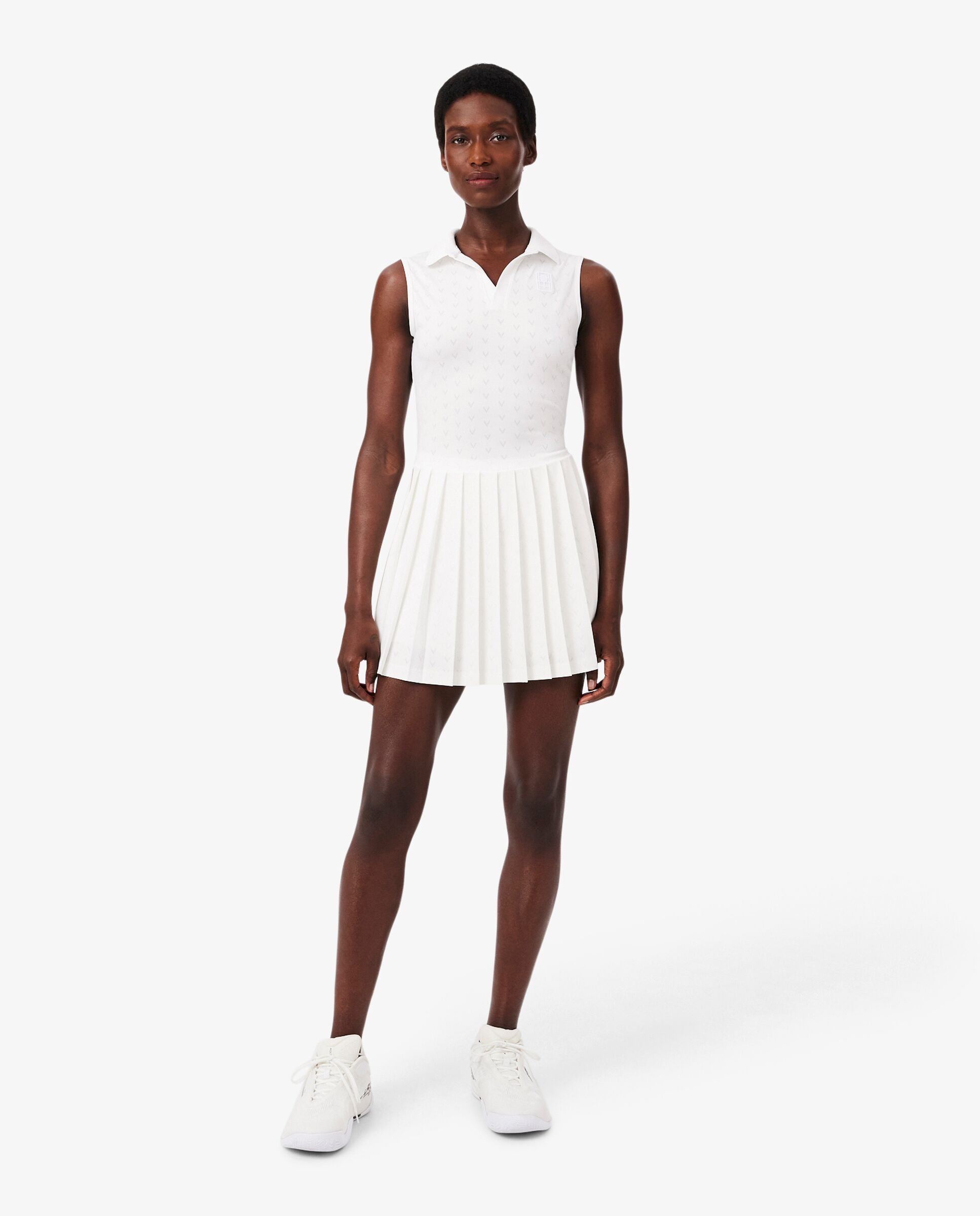 Imagen 0 de Vestido corto Heritage Ultra-Dry con forro en azul de manga corta Blanco