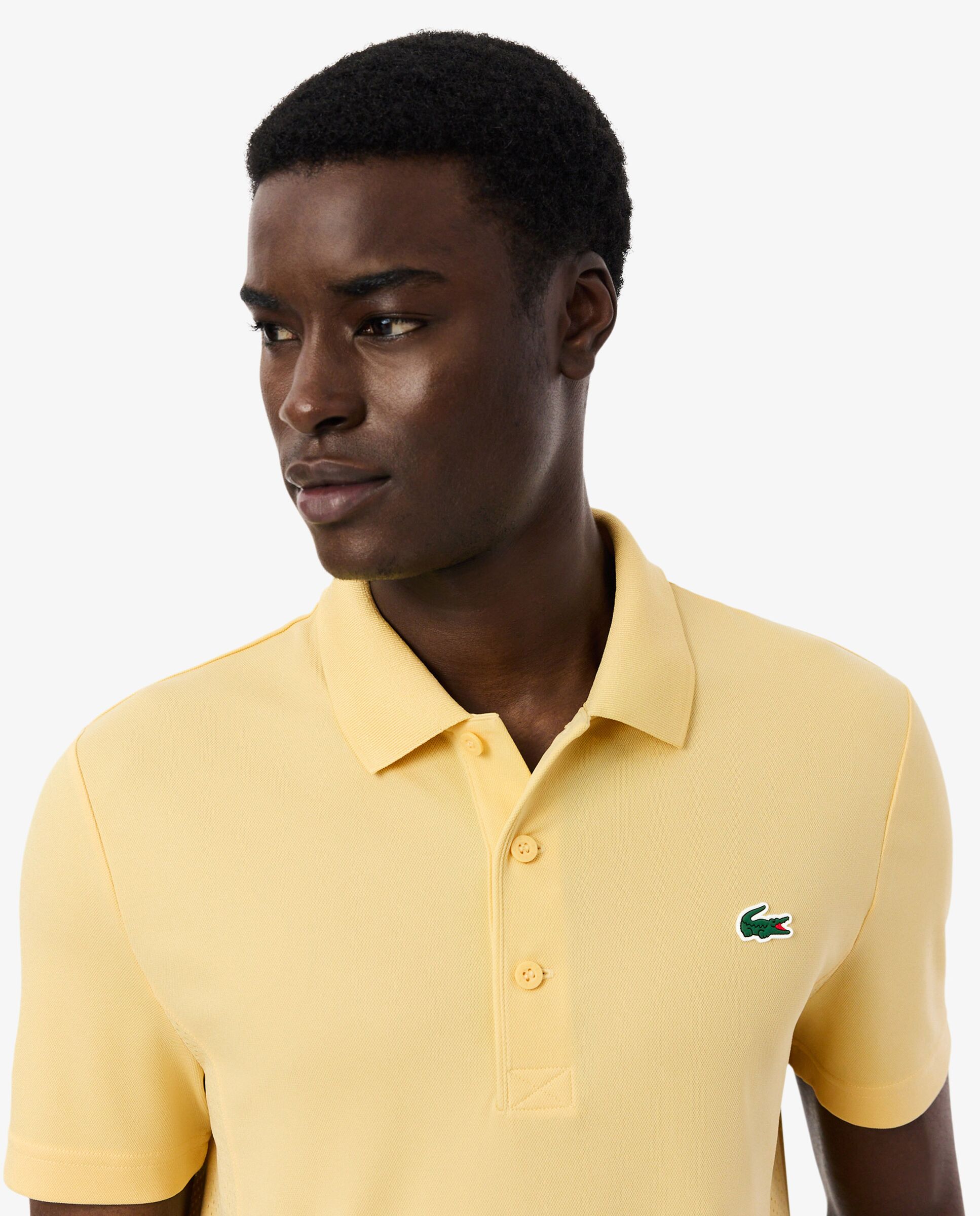 Polo de hombre tennis x novak djokovic de manga corta - Lacoste - Amarillo Amarillo-3