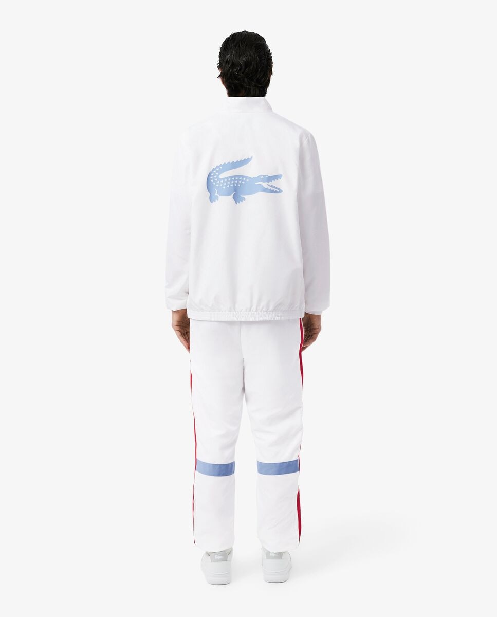 Chándal de hombre deportivo estampado en azul - Lacoste - Blanco Blanco-2