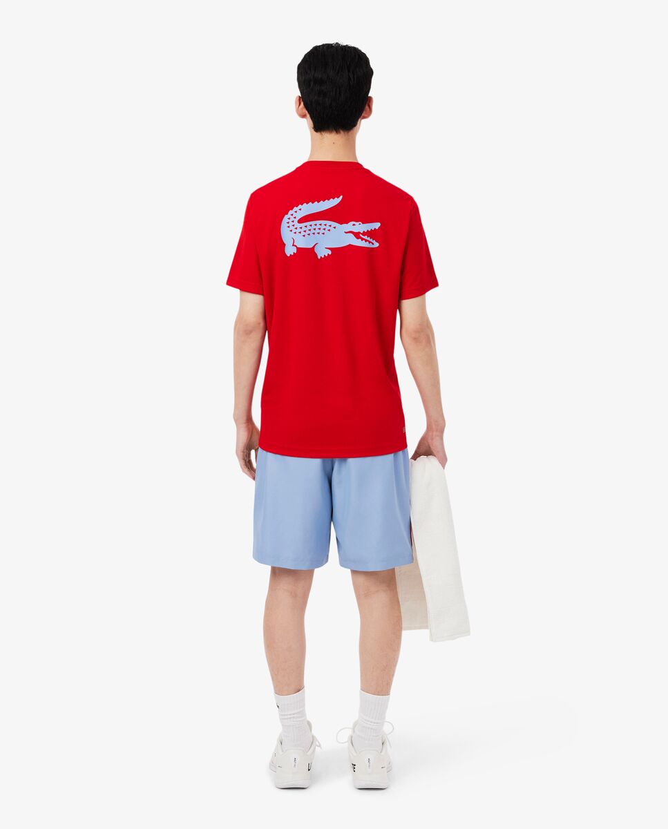 Pantalón de hombre corto deportivo con franja en contraste - Lacoste - Azul claro Azul claro-2