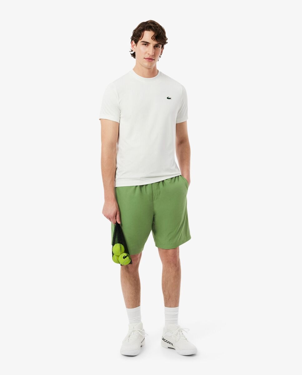 Pantalones cortos de hombre de tenis de tafetán de rombos ligero - Lacoste - Verde Verde-1