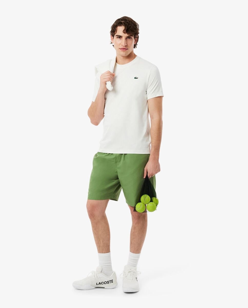 Pantalones cortos de hombre de tenis de tafetán de rombos ligero - Lacoste - Verde Verde-4