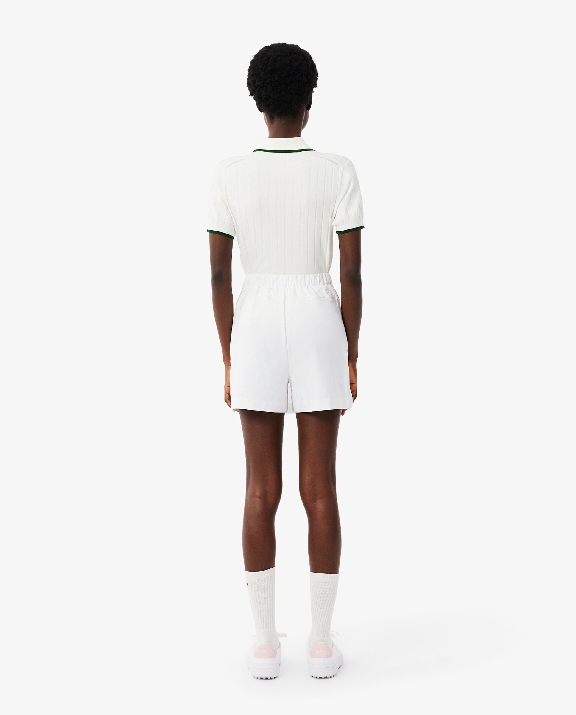 Skort de golf elástica ultra dry en - Lacoste - Blanco Blanco-2