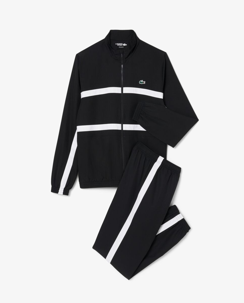 Chándal de hombre deportivo estampado en azul - Lacoste - Negro Negro-5