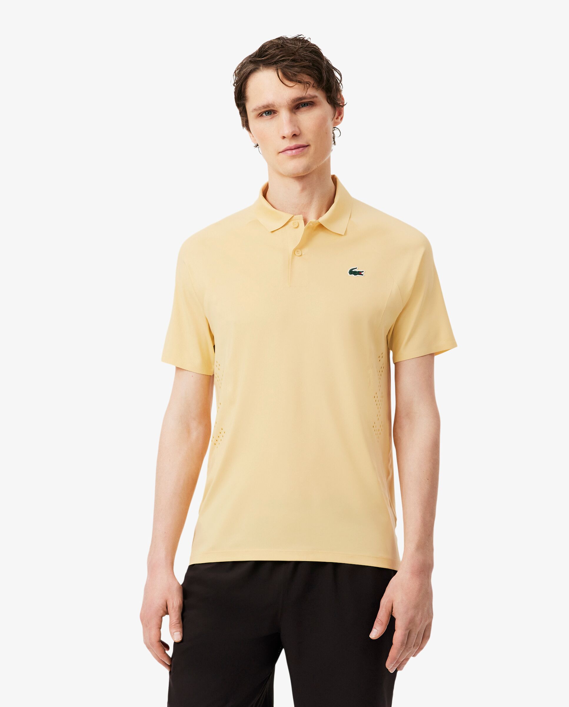 Polo de hombre profesional de manga corta - Lacoste - Amarillo Amarillo-1