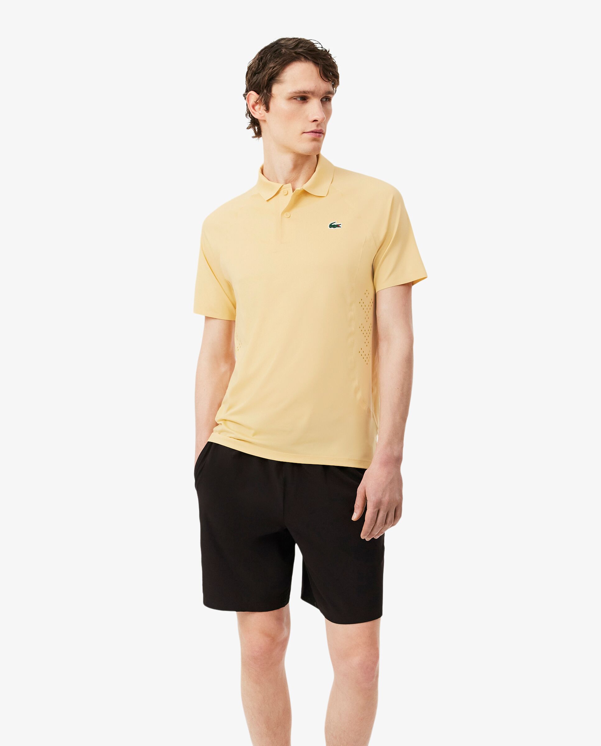 Polo de hombre profesional de manga corta - Lacoste - Amarillo Amarillo-4