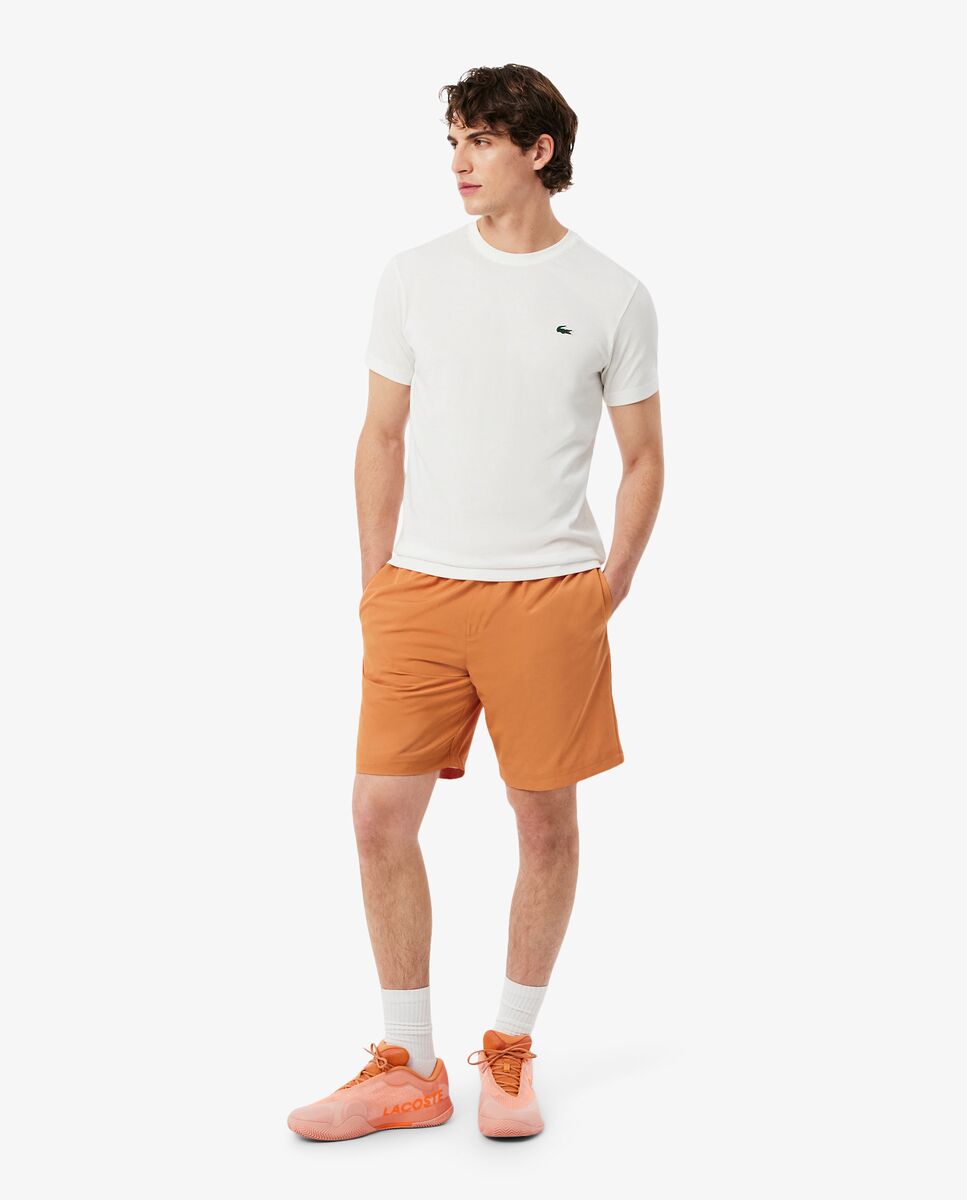 Imagen 0 de Pantalones cortos de hombre de tenis de tafetán de rombos ligero Naranja