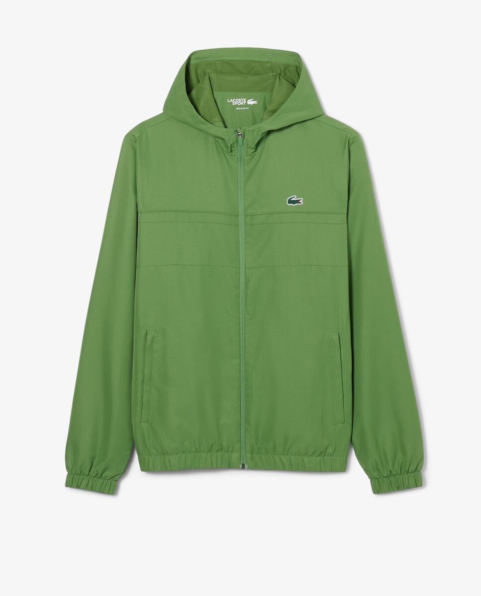 Lacoste - Chaqueta de hombre de chándal hidrófuga.
