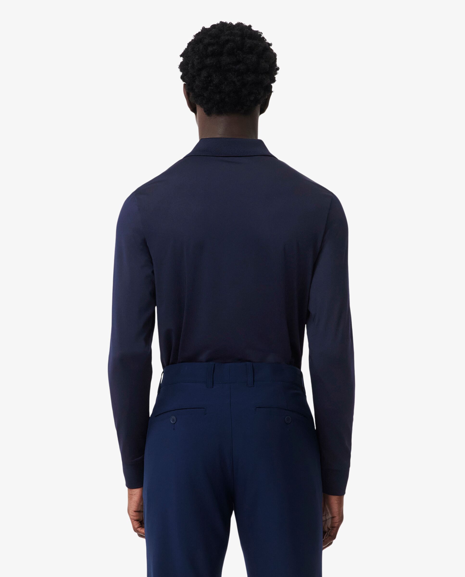 Polo de golf de manga larga y corte regular de hombre Ultra Dry Lacoste - Azul marino Azul marino-2