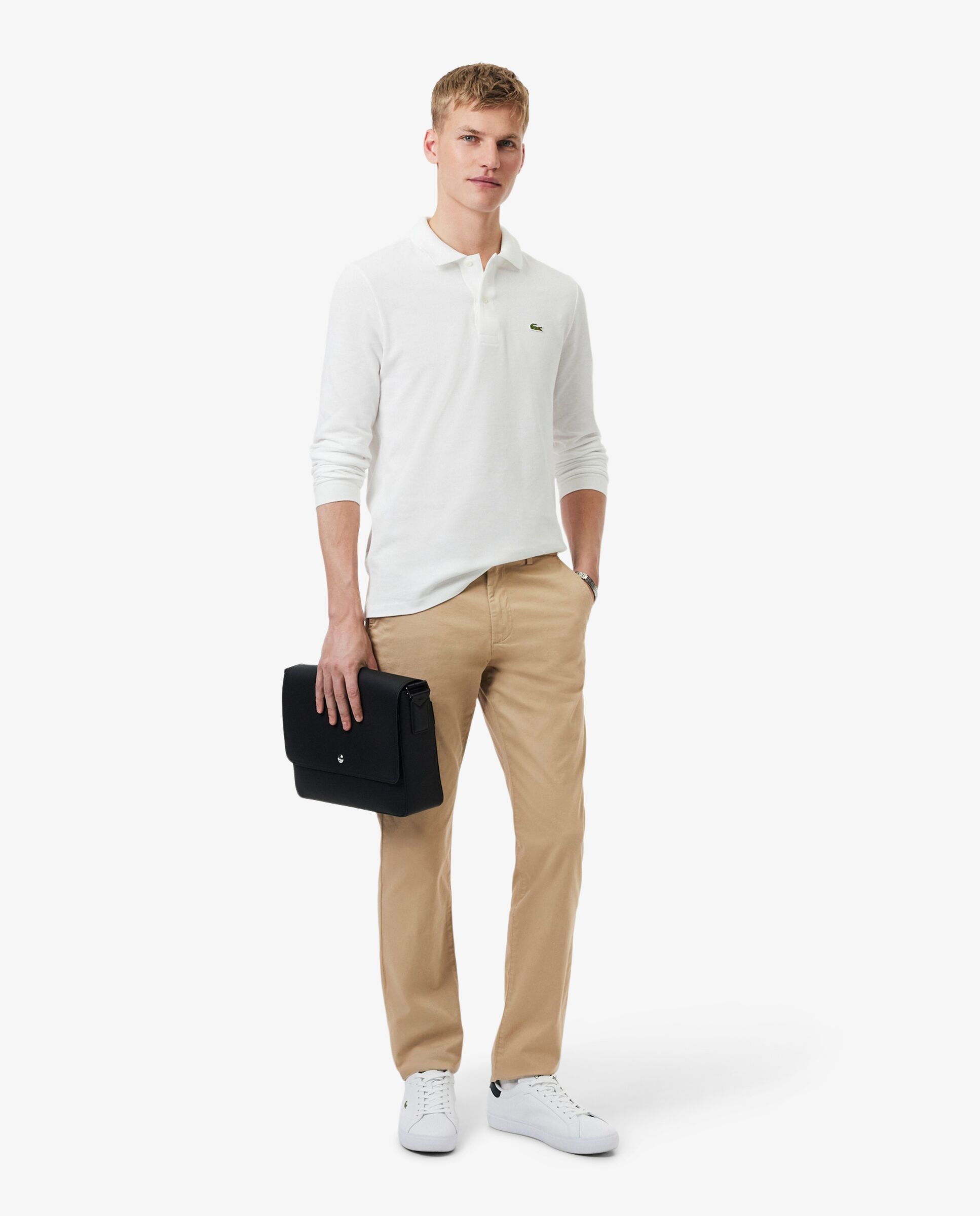Lacoste - Pantalones joggers de hombre de corte ajustado.
