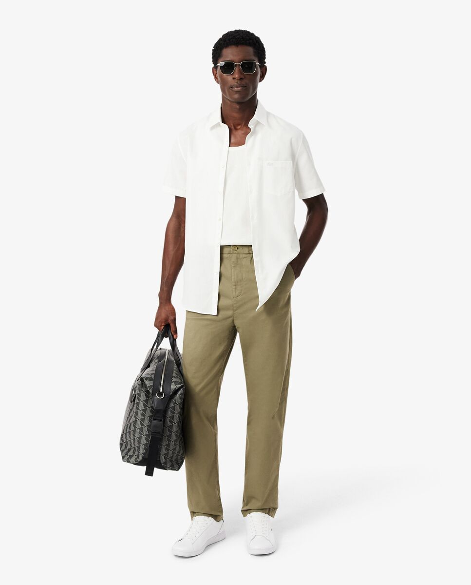 Pantalones joggers de hombre de corte regular - Lacoste - Verde militar Verde militar-1