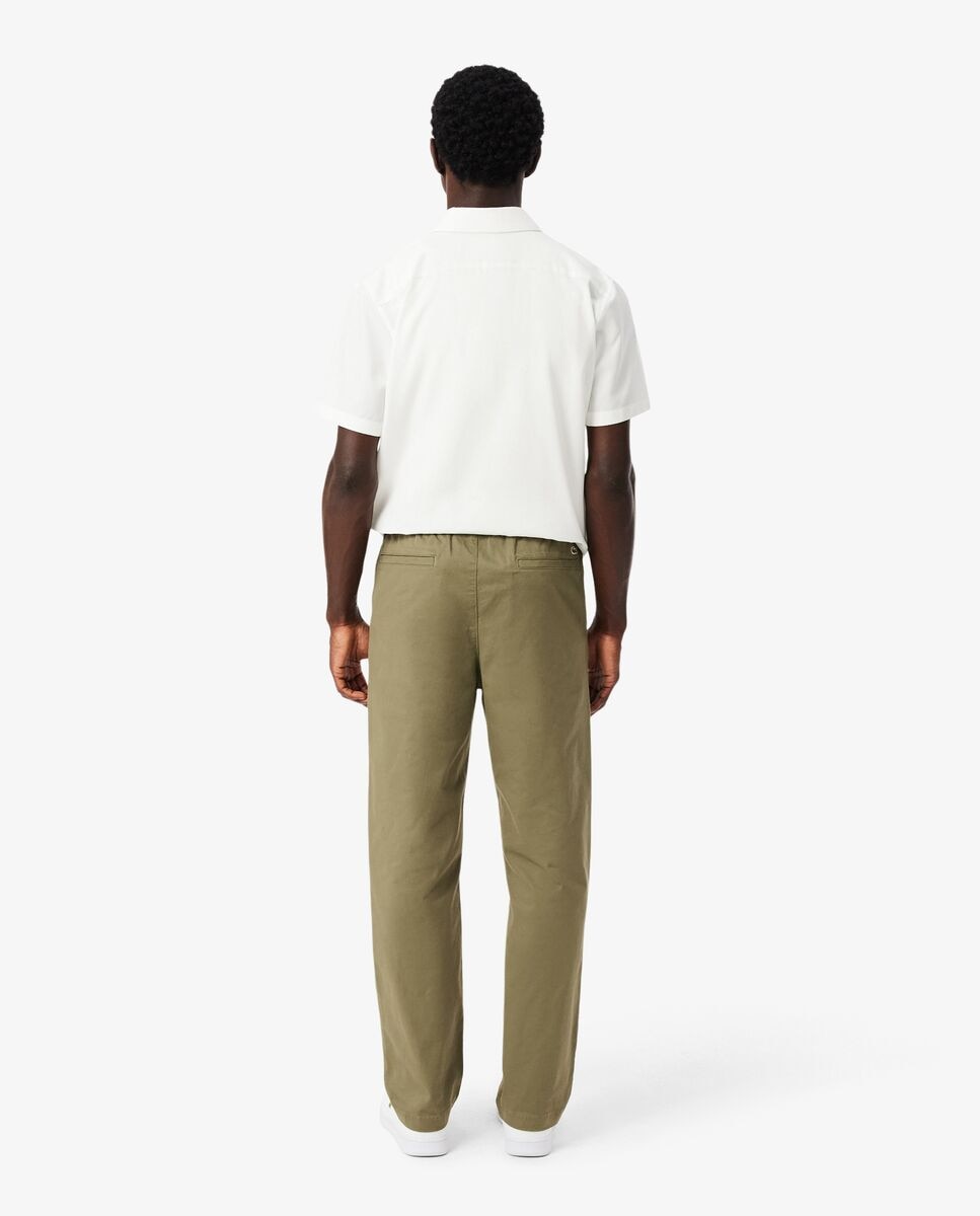 Pantalones joggers de hombre de corte regular - Lacoste - Verde militar Verde militar-2