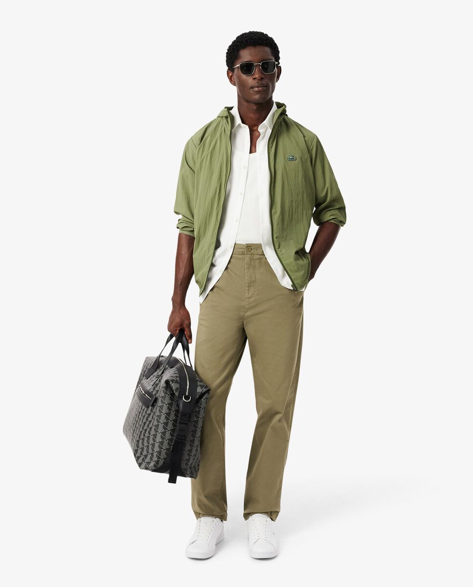 Pantalones joggers de hombre de corte regular - Lacoste - Verde militar Verde militar-4