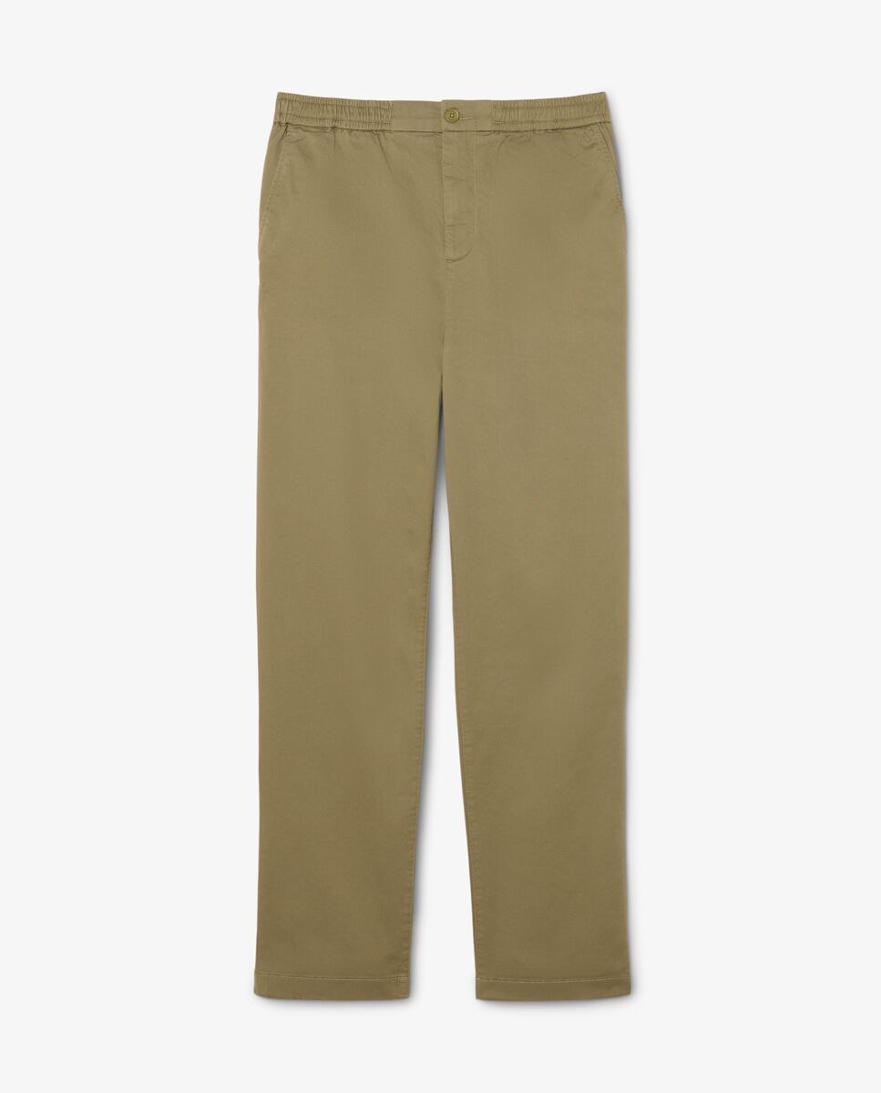 Pantalones joggers de hombre de corte regular - Lacoste - Verde militar Verde militar-5