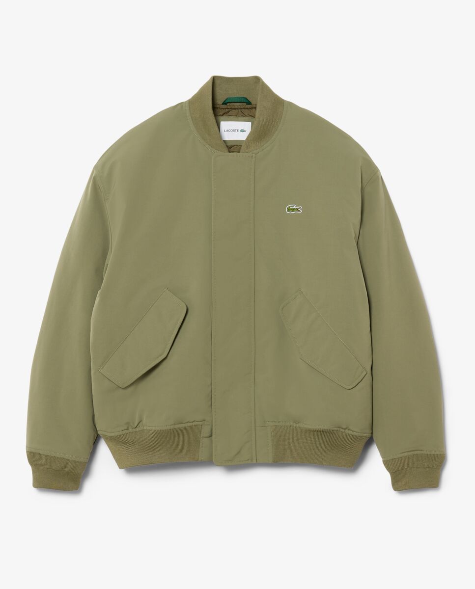 Bomber de hombre resistente al agua - Lacoste - Verde militar Verde militar-5
