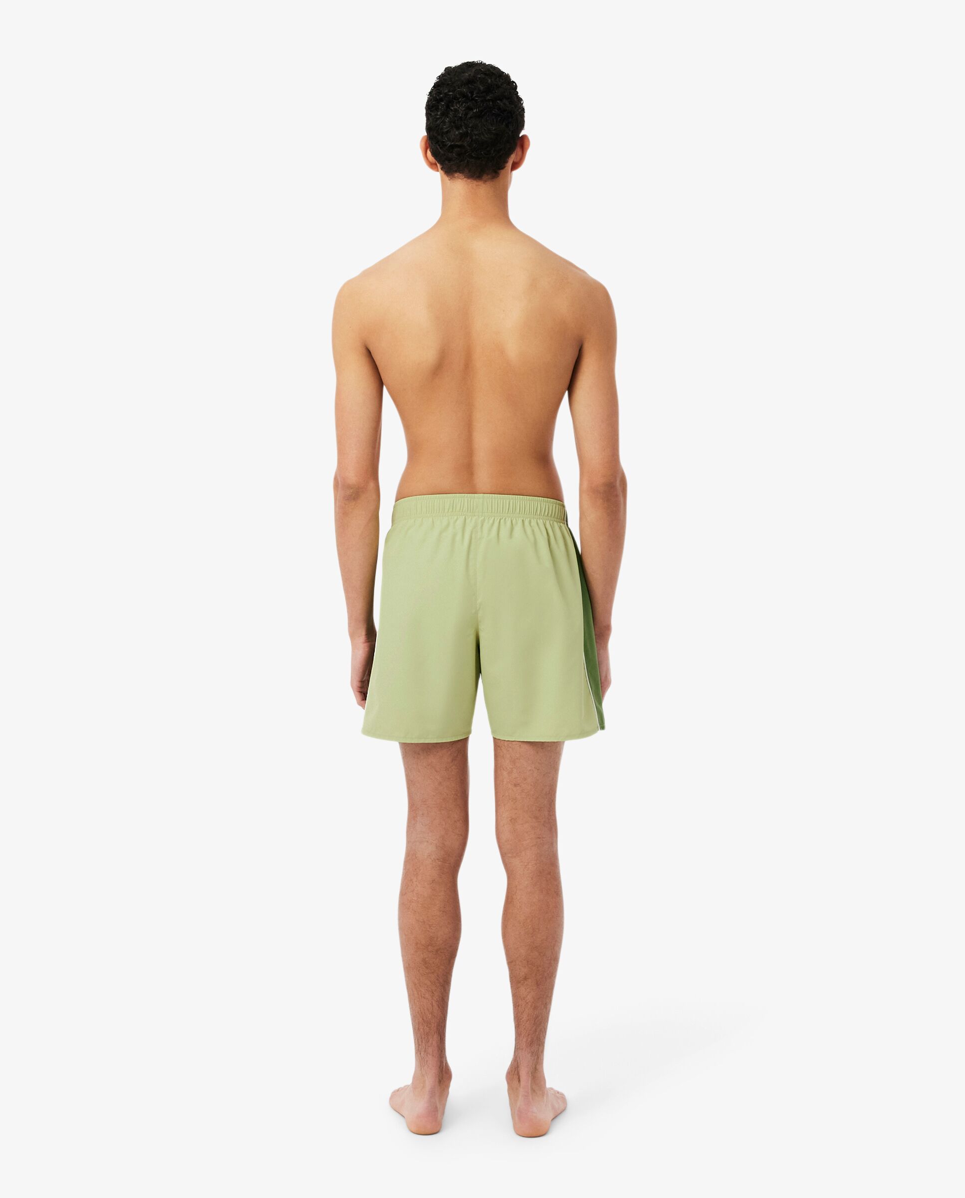 Bañadores boxer de hombre de poliéster - Lacoste - Verde Verde-2