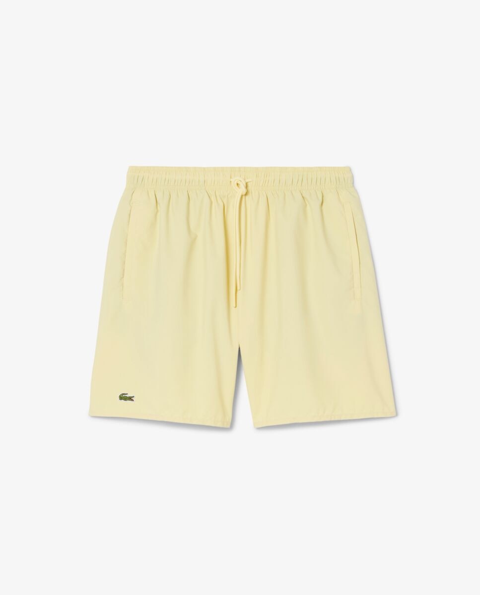 Short de baño Monochrome de largo medio - Lacoste - Amarillo Amarillo-6