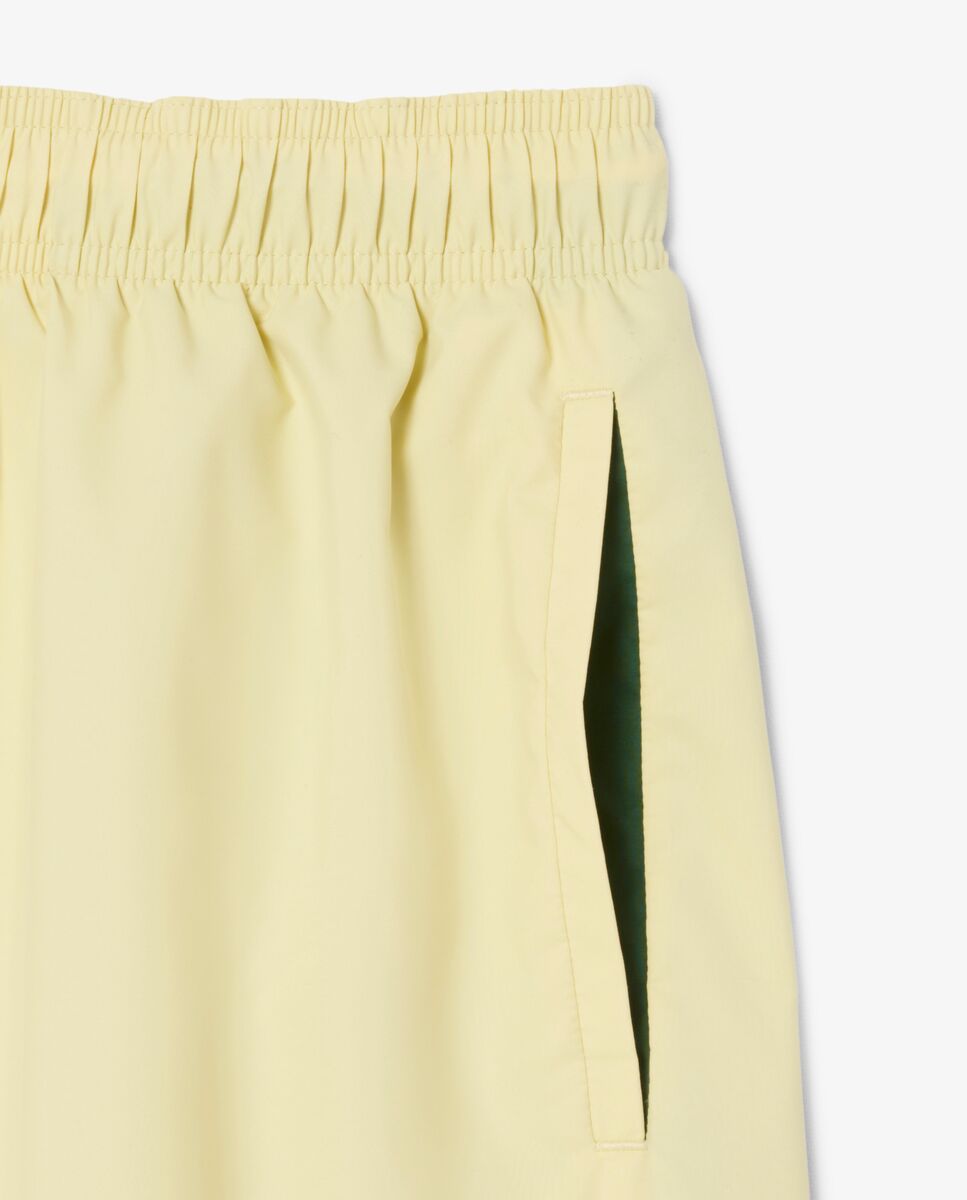 Short de baño Monochrome de largo medio - Lacoste - Amarillo Amarillo-5