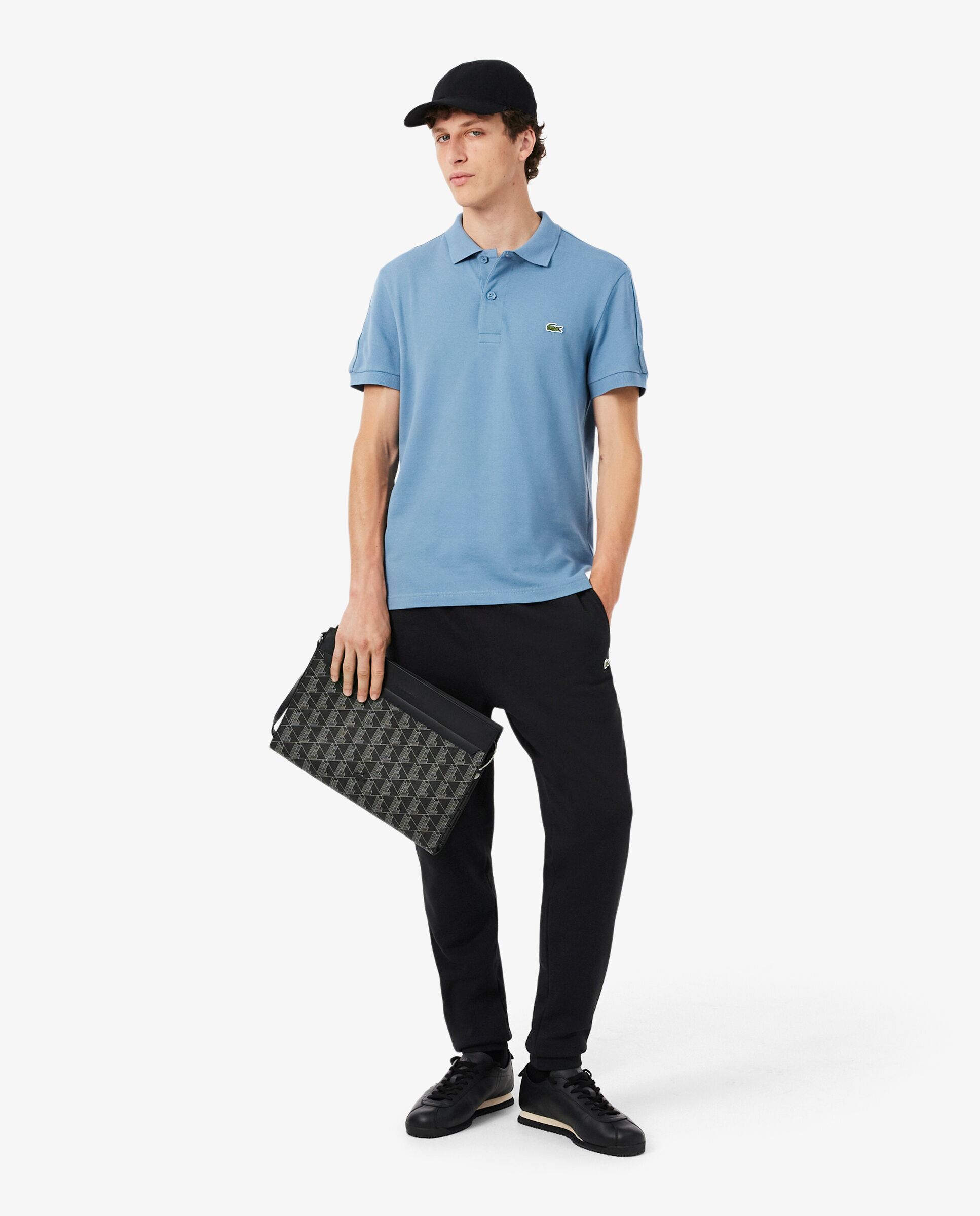 Pantalón de hombre de chándal de hombre con raya y logotipo en - Lacoste - Negro Negro-4