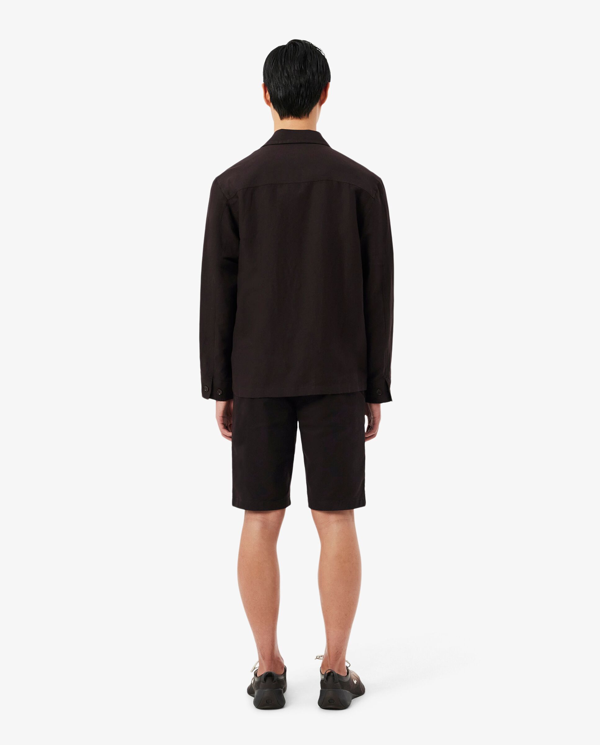 Pantalones cortos chinos de hombre - Lacoste - Marrón Marrón-2