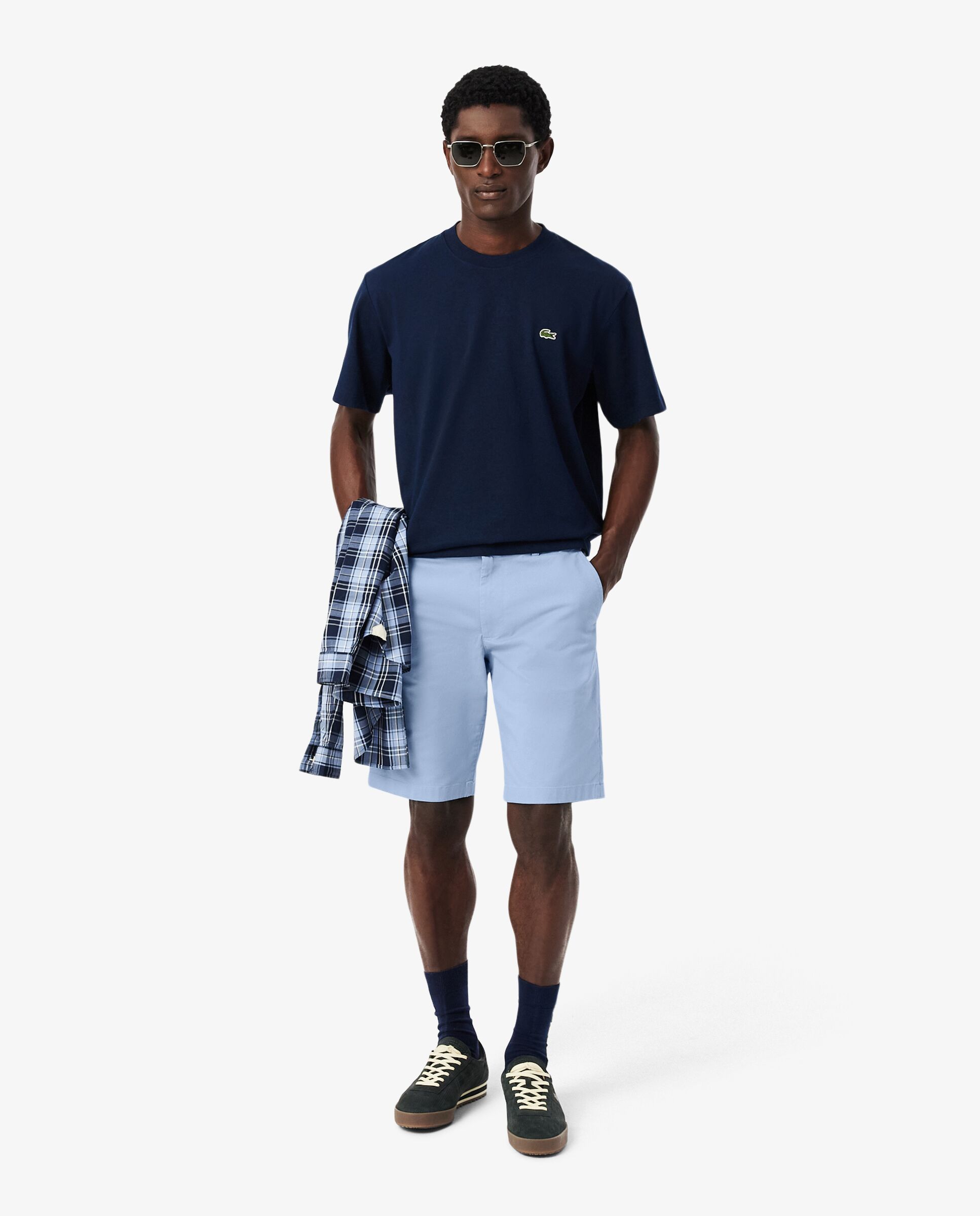 Imagen 0 de Pantalones cortos chinos de hombre Azul marino