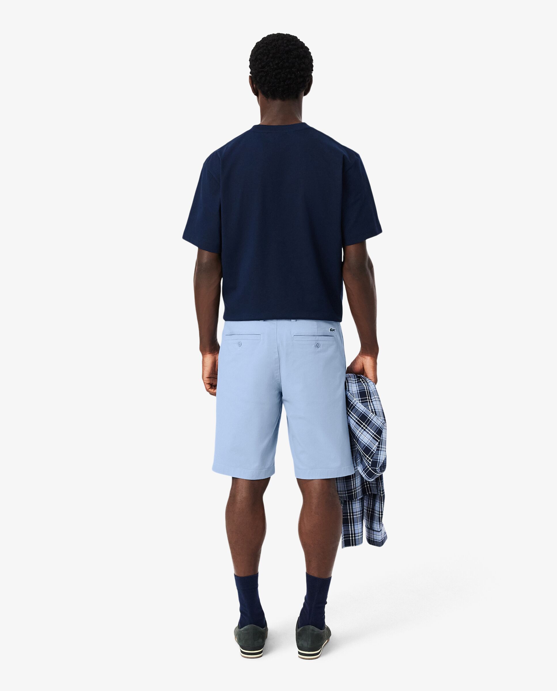 Pantalones cortos chinos de hombre - Lacoste - Azul claro Azul claro-2