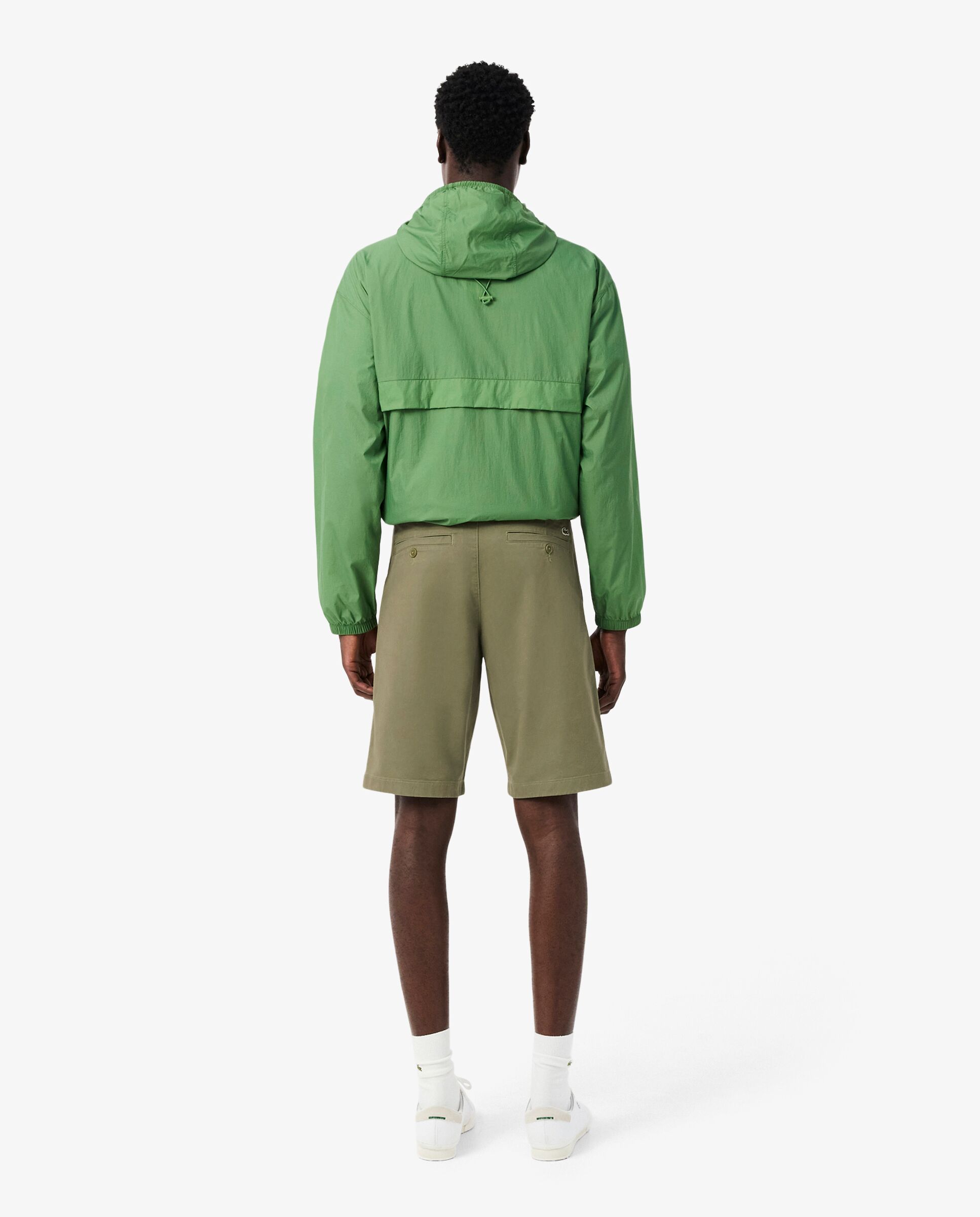 Pantalones cortos chinos de hombre - Lacoste - Verde militar Verde militar-2