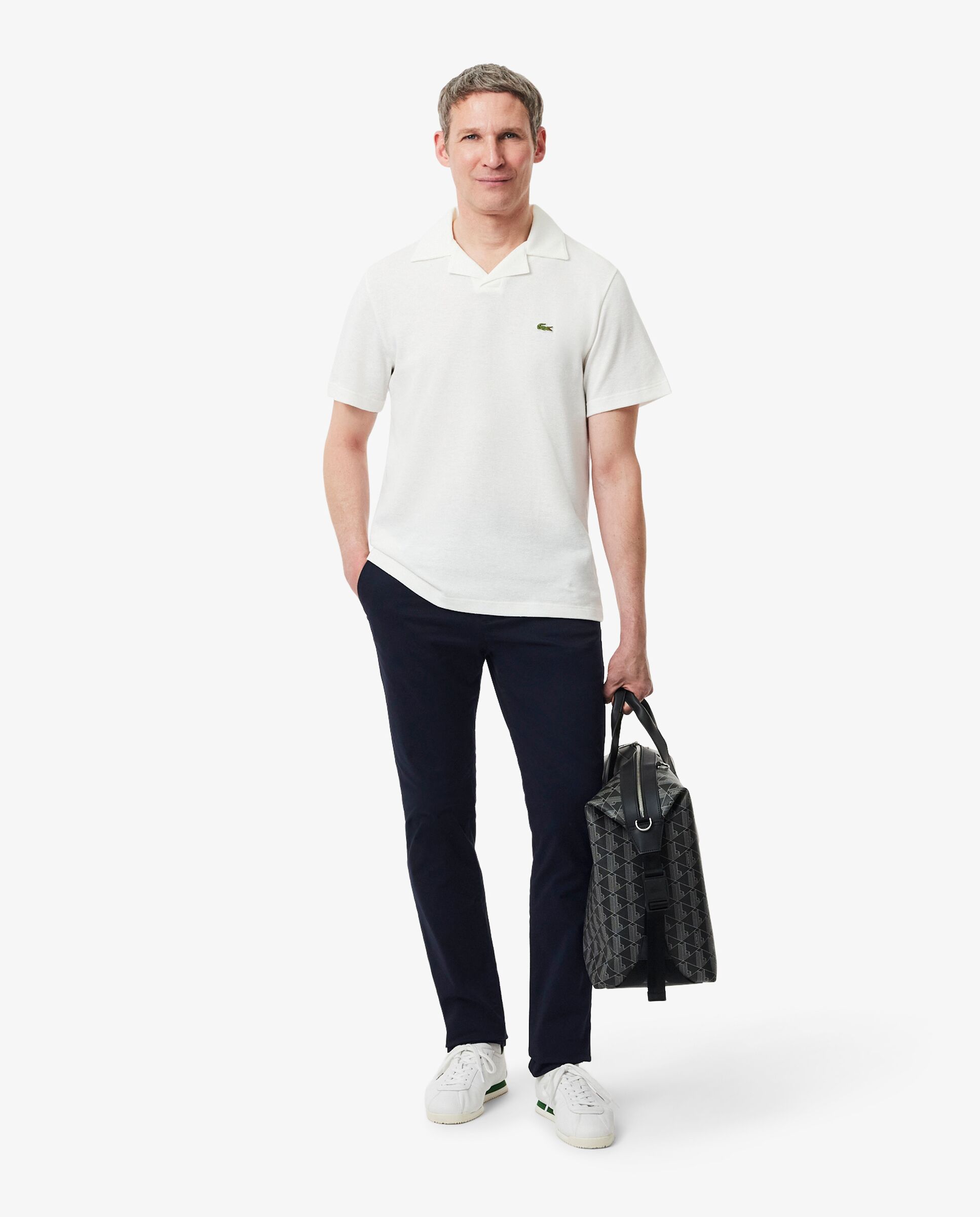 Pantalones joggers de hombre de corte ajustado - Lacoste - Azul marino Azul marino-1