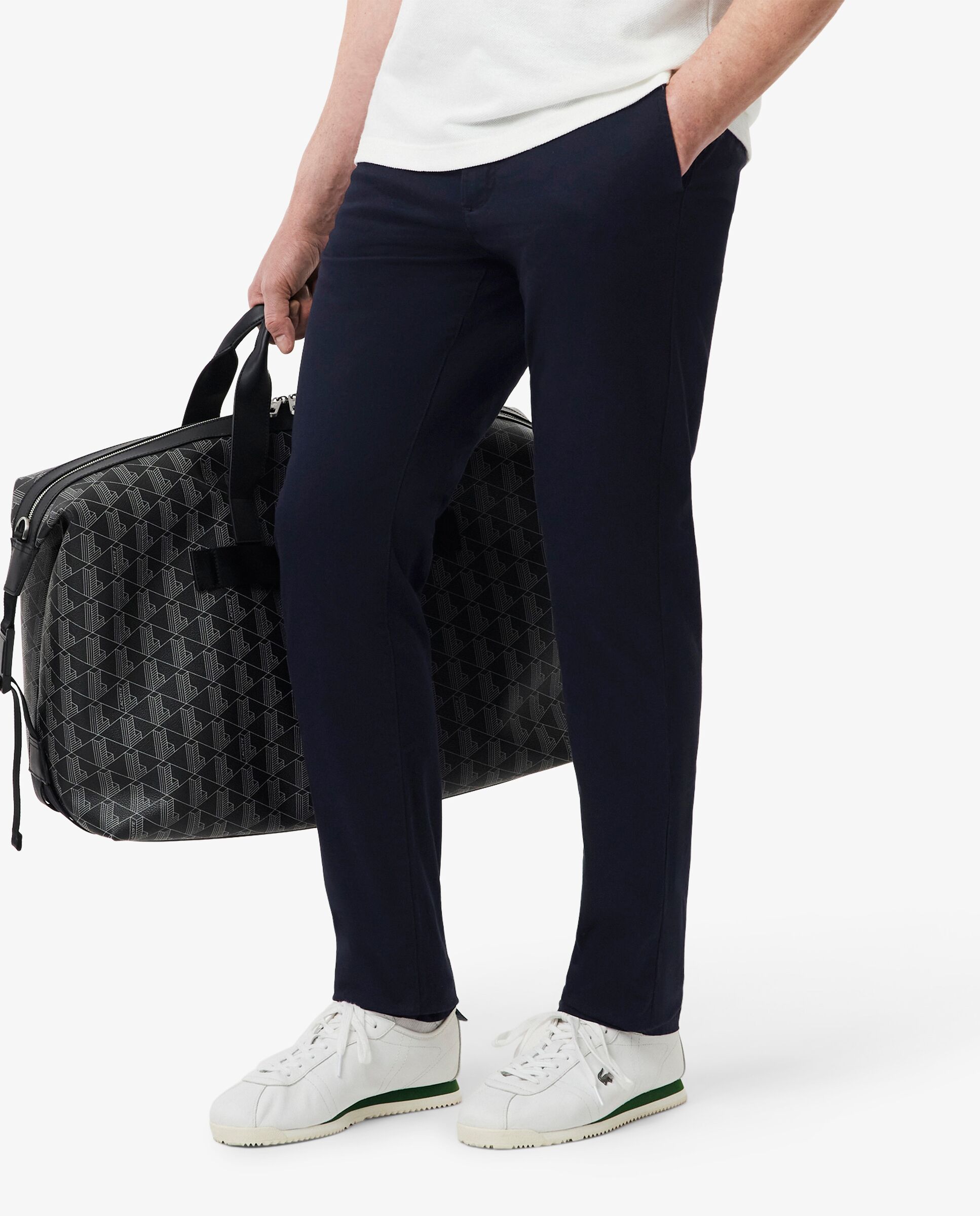 Pantalones joggers de hombre de corte ajustado - Lacoste - Azul marino Azul marino-3